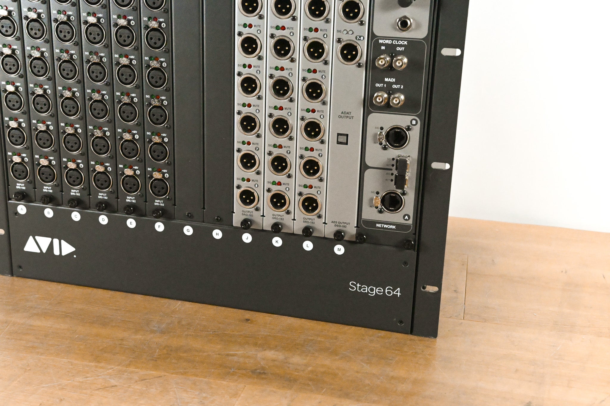 AVID VENUE Stage 64 Stage Rack - 48x24 + 8 AES I/O w/ MADI & Word Clock