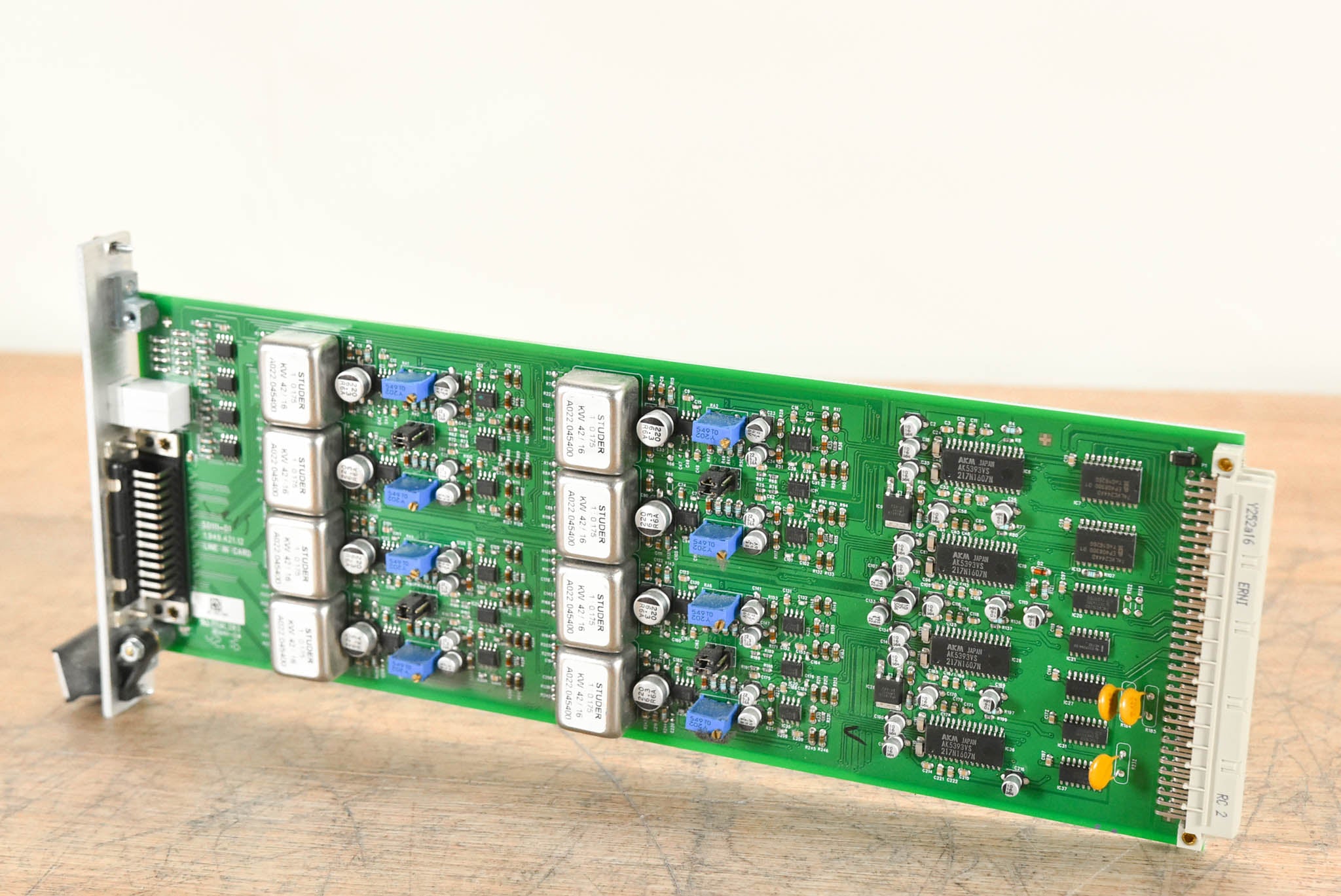 Studer 8-Channel Analog Line In Card for D21m & D23m Modular I/O Systems