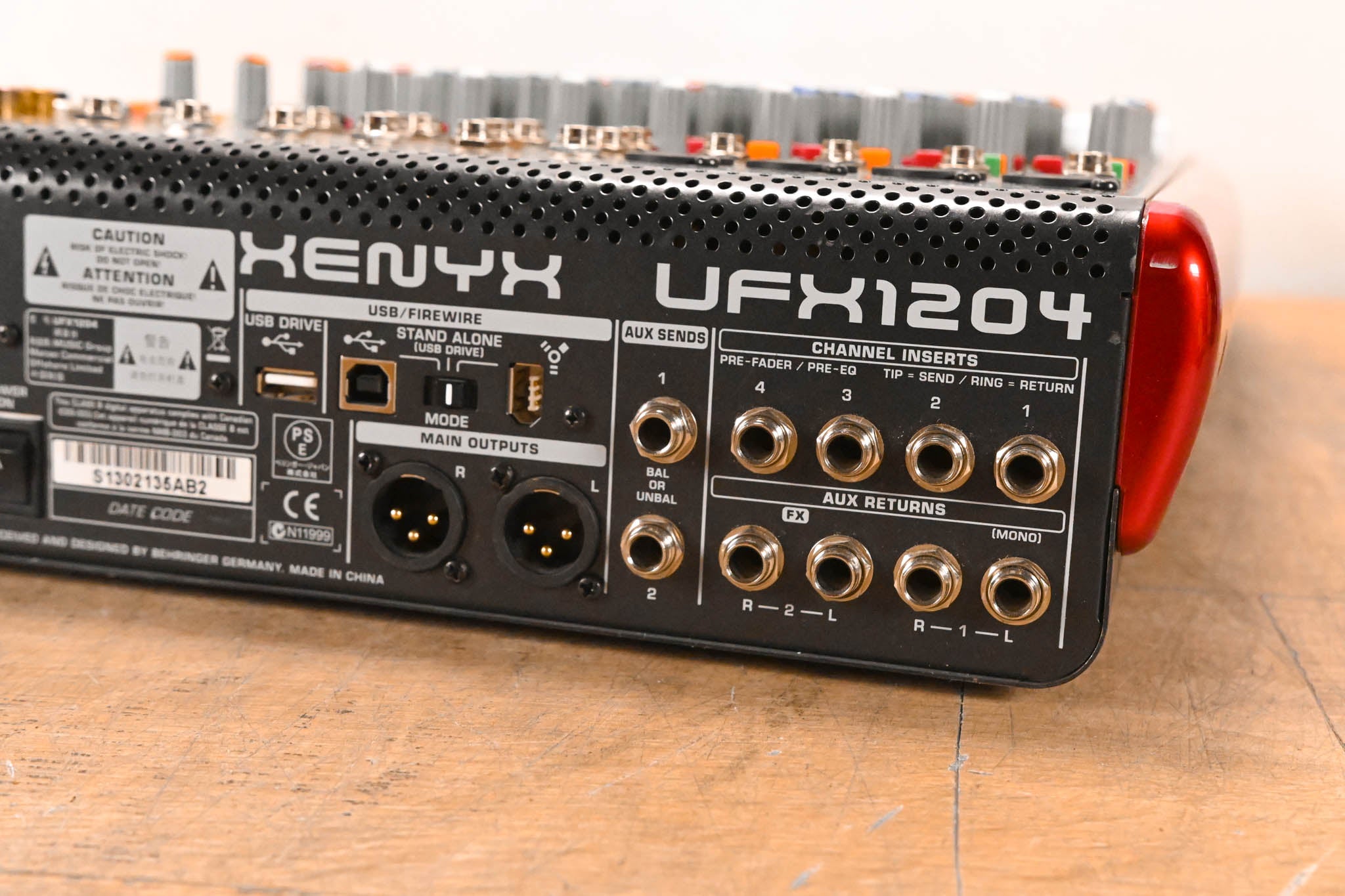 Behringer XENYX UFX1204 12-Input 4-Bus Mixer with USB and Effects