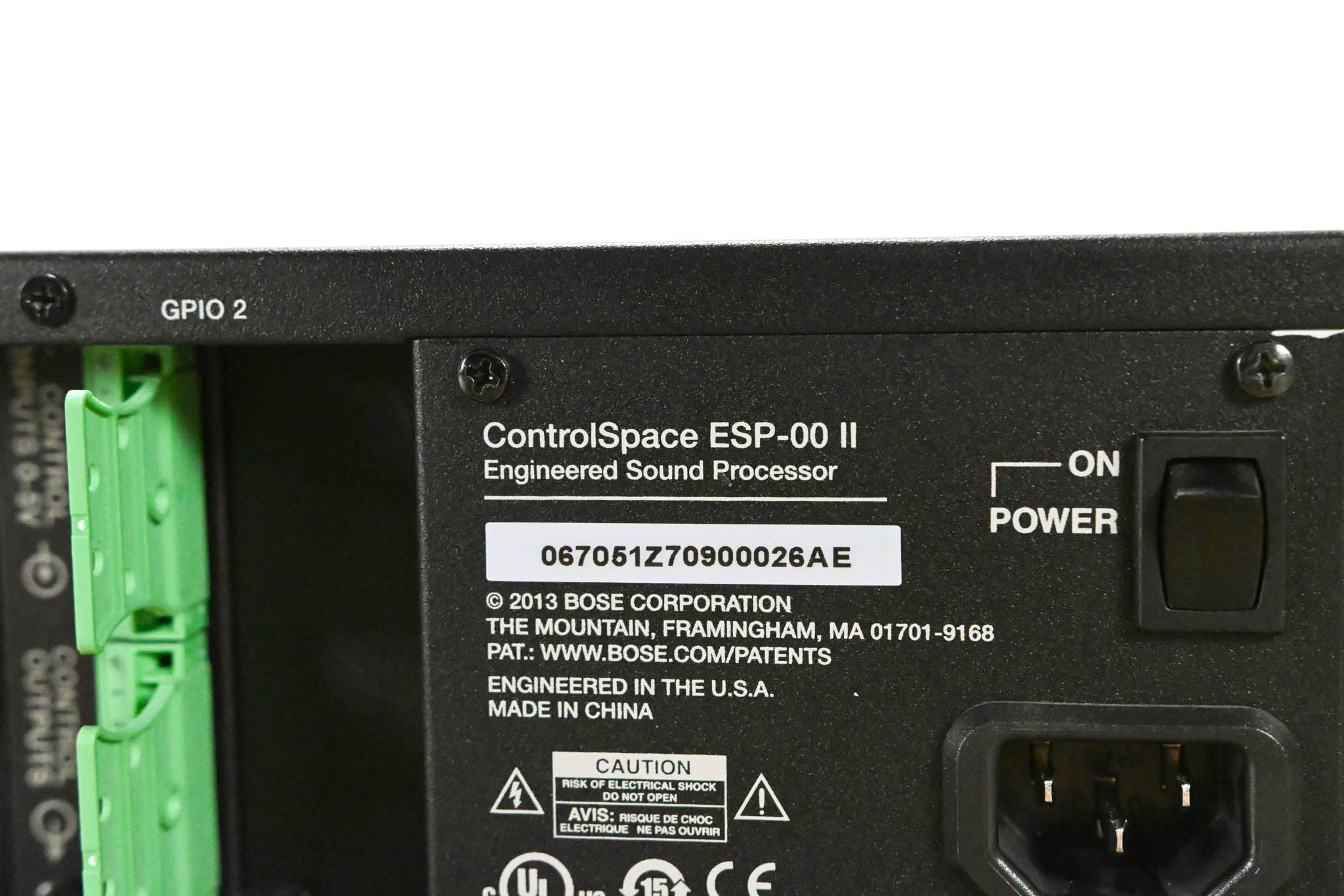 Bose ControlSpace ESP-00 Series II Engineered Sound Processor