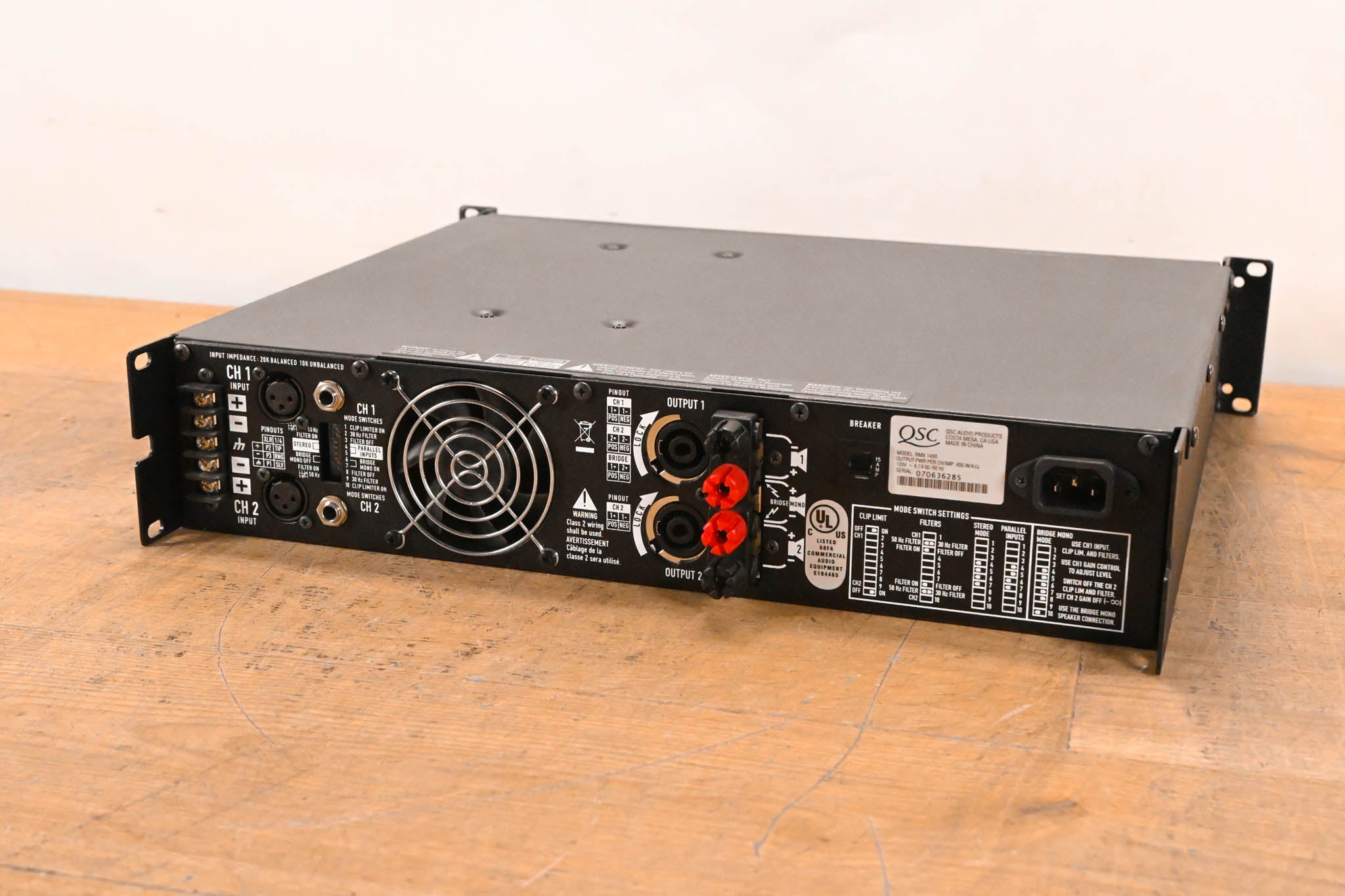 QSC RMX1450 2-Channel Power Amplifier