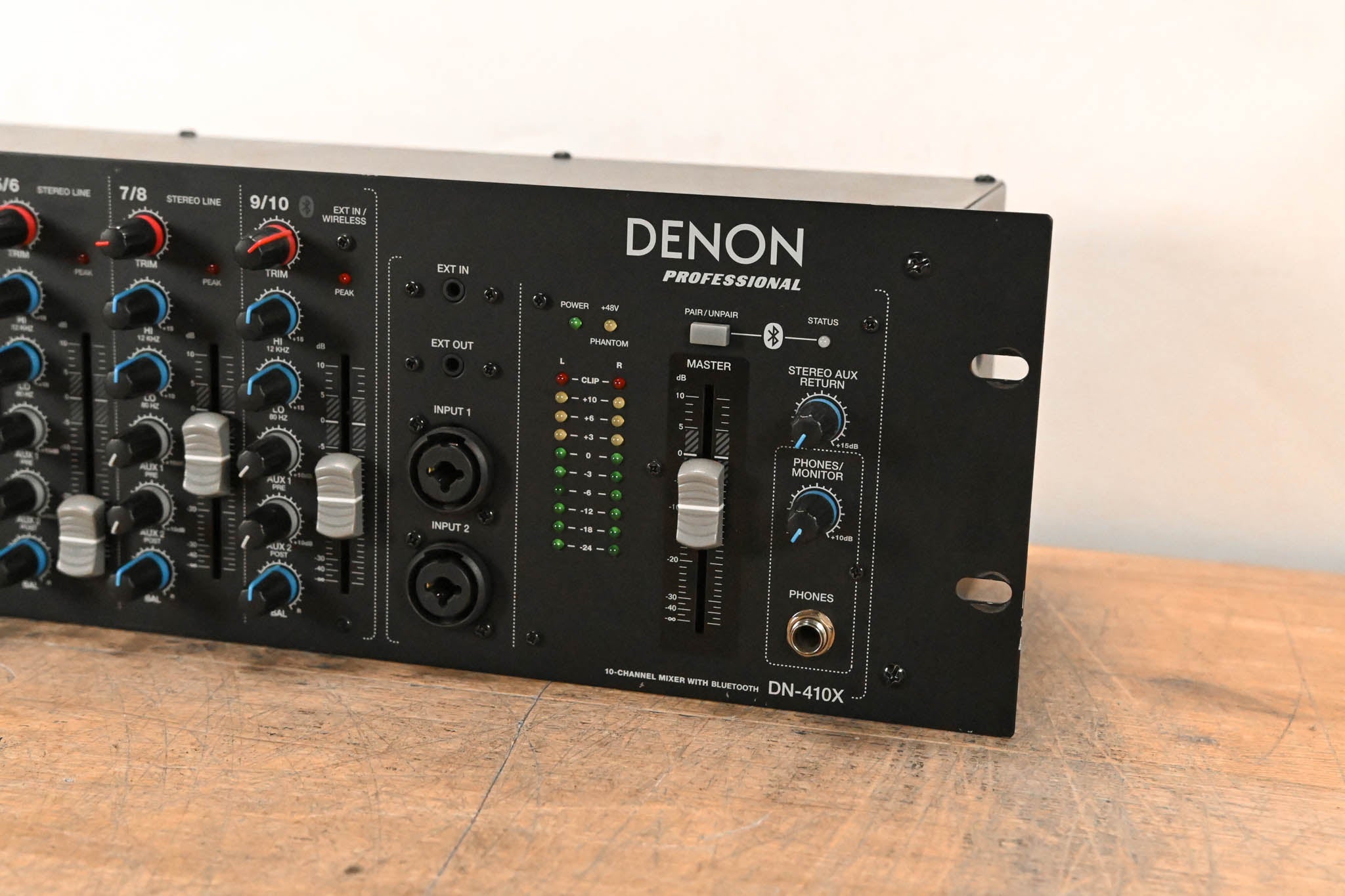 Denon DN-410X 10-Channel Rackmount Mixer with Bluetooth