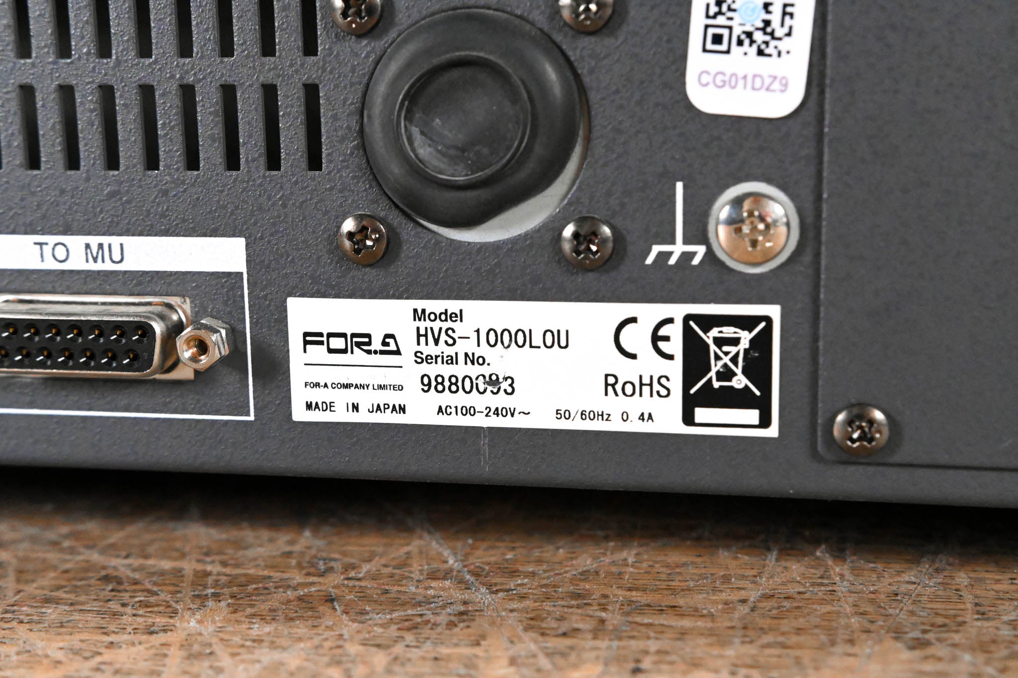 For.A HVS-1000HS 1 M/E HANABI HD/SD Digital Video Switcher CG01DZ9