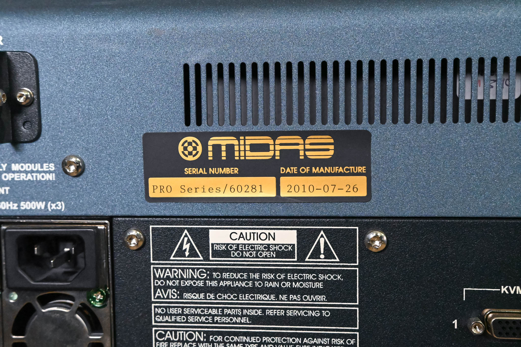 Midas PRO3 Live Audio Mixing Console