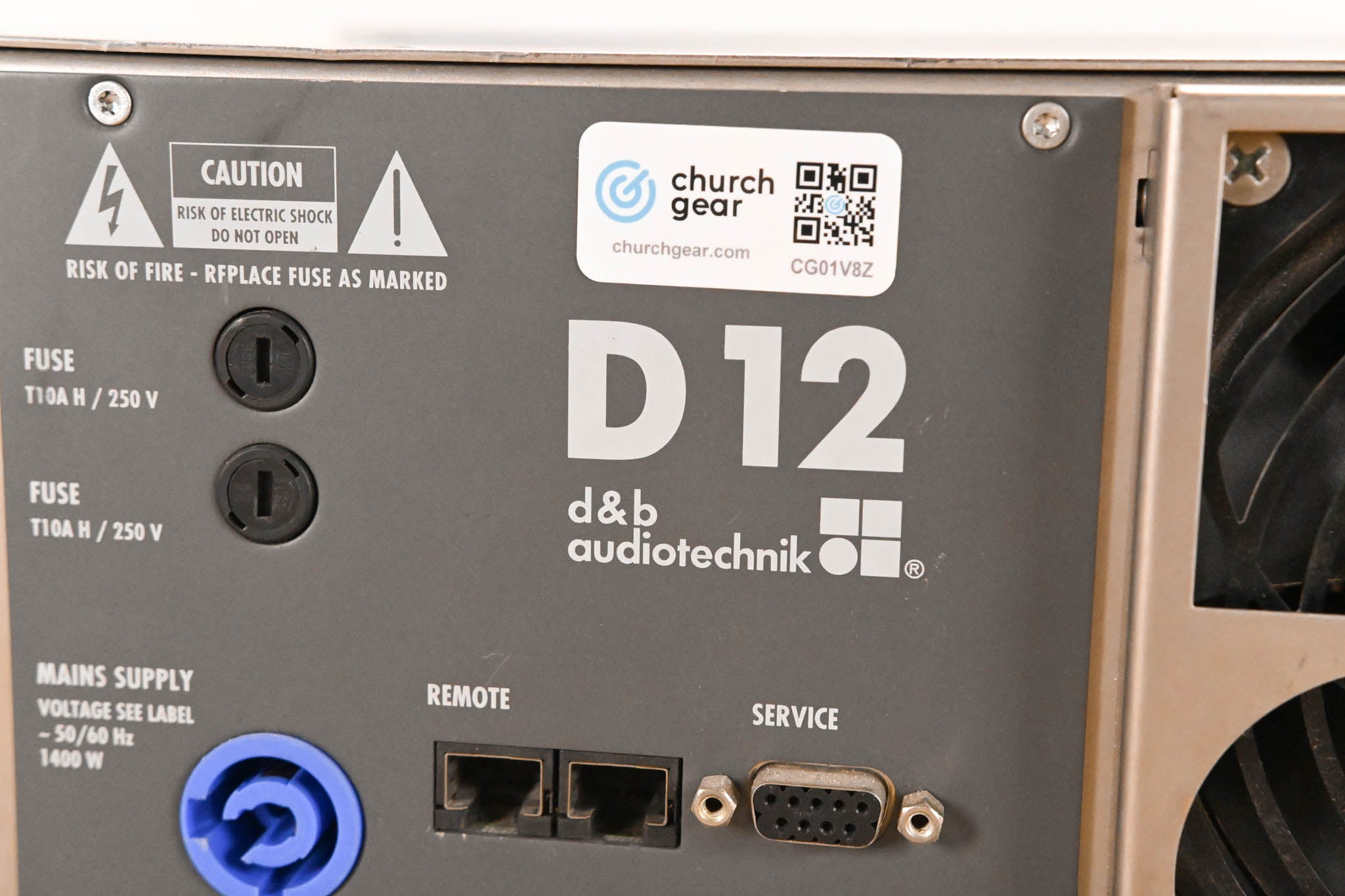 d&b audiotechnik D12 Dual-Channel Power Amplifier
