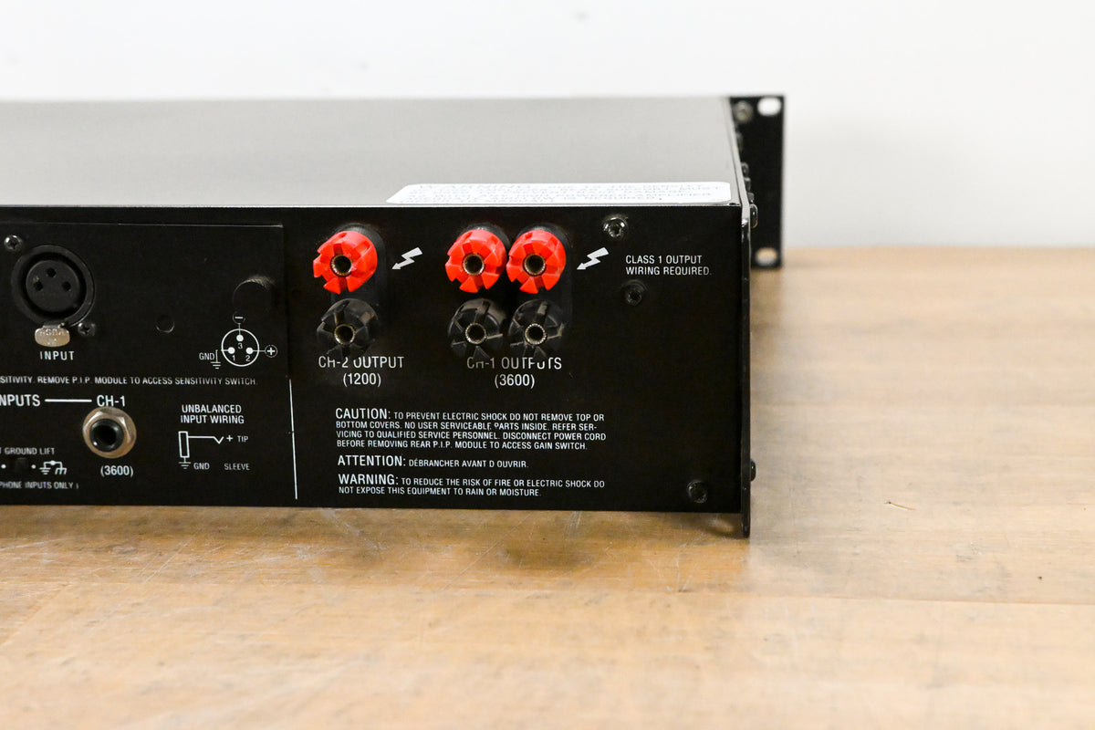 Crown Macro-Tech 36x12 2-Channel Power Amplifier