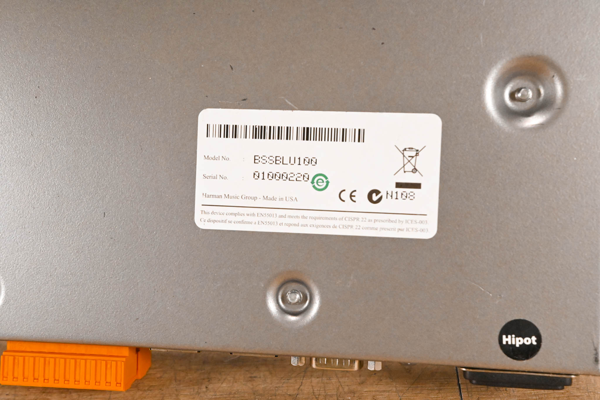 BSS London BLU-100 12x8 Signal Processor with BLU Link