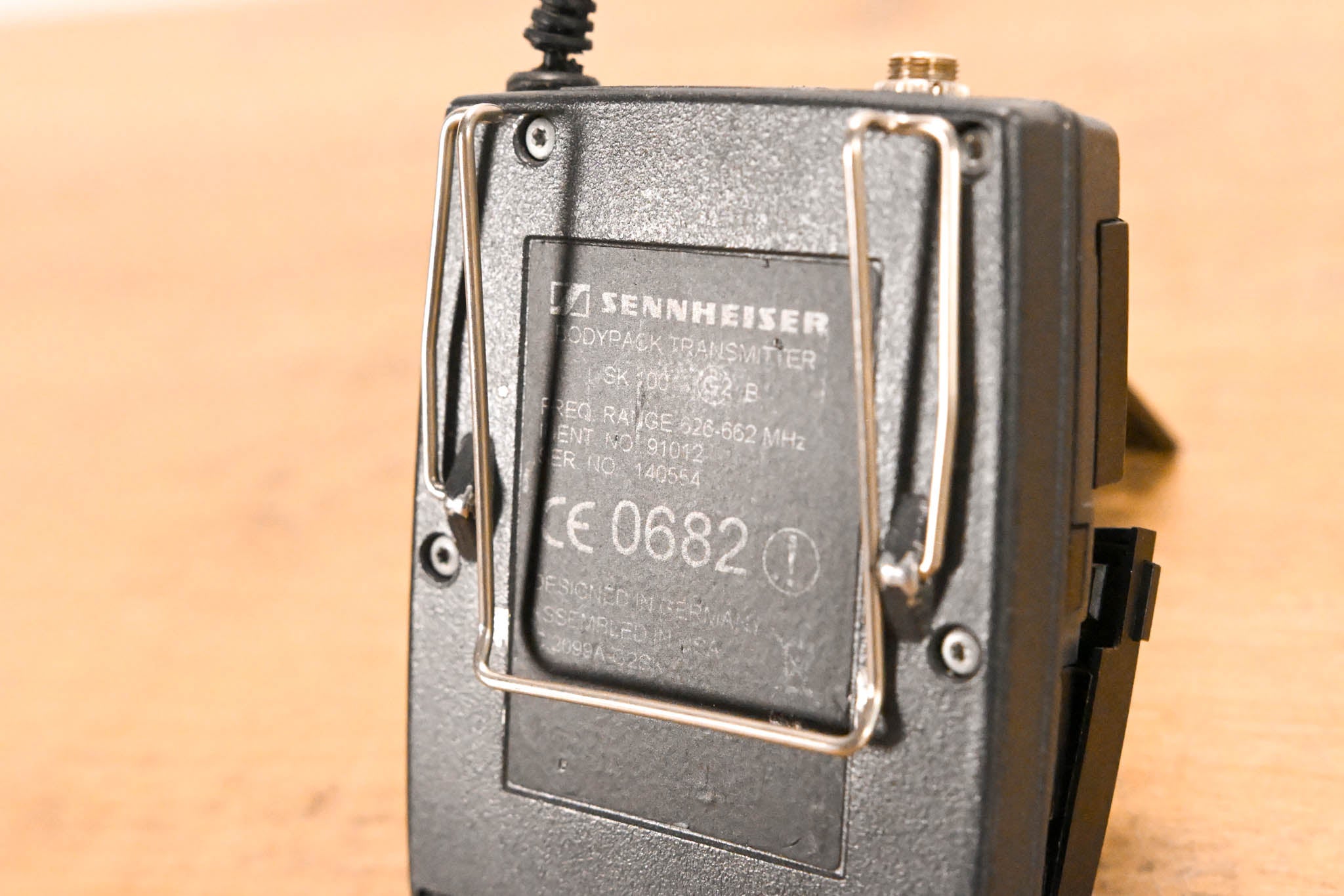 Sennheiser ew 100 G2 Bodypack Wireless System 626-662MHz NO POWER SUPPLY