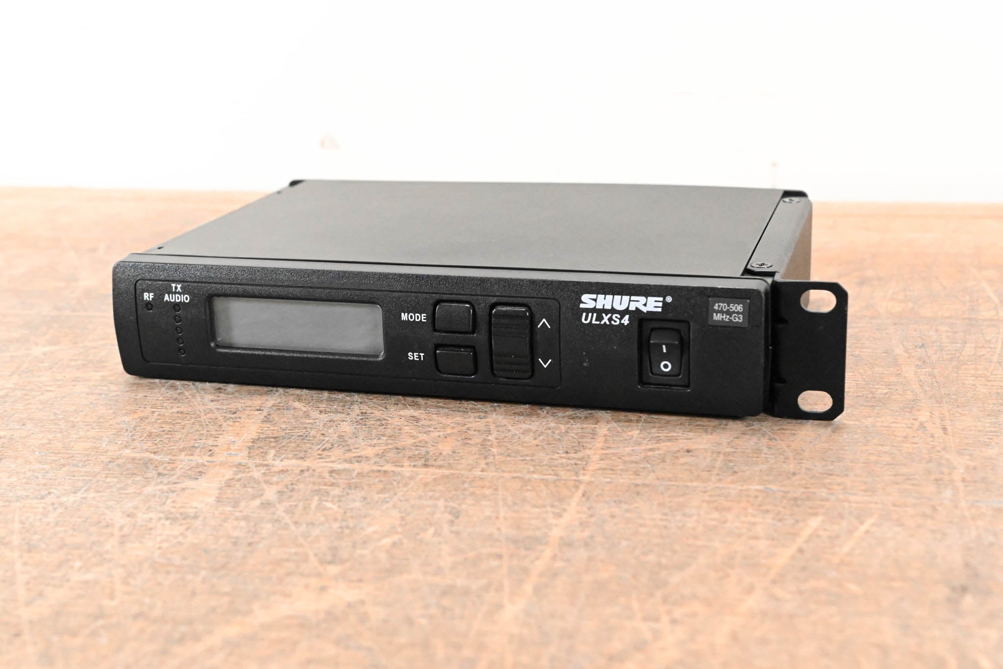 Shure ULXS4 Wireless Receiver - G3 Band: 470-506 MHz (NO POWER SUPPLY)