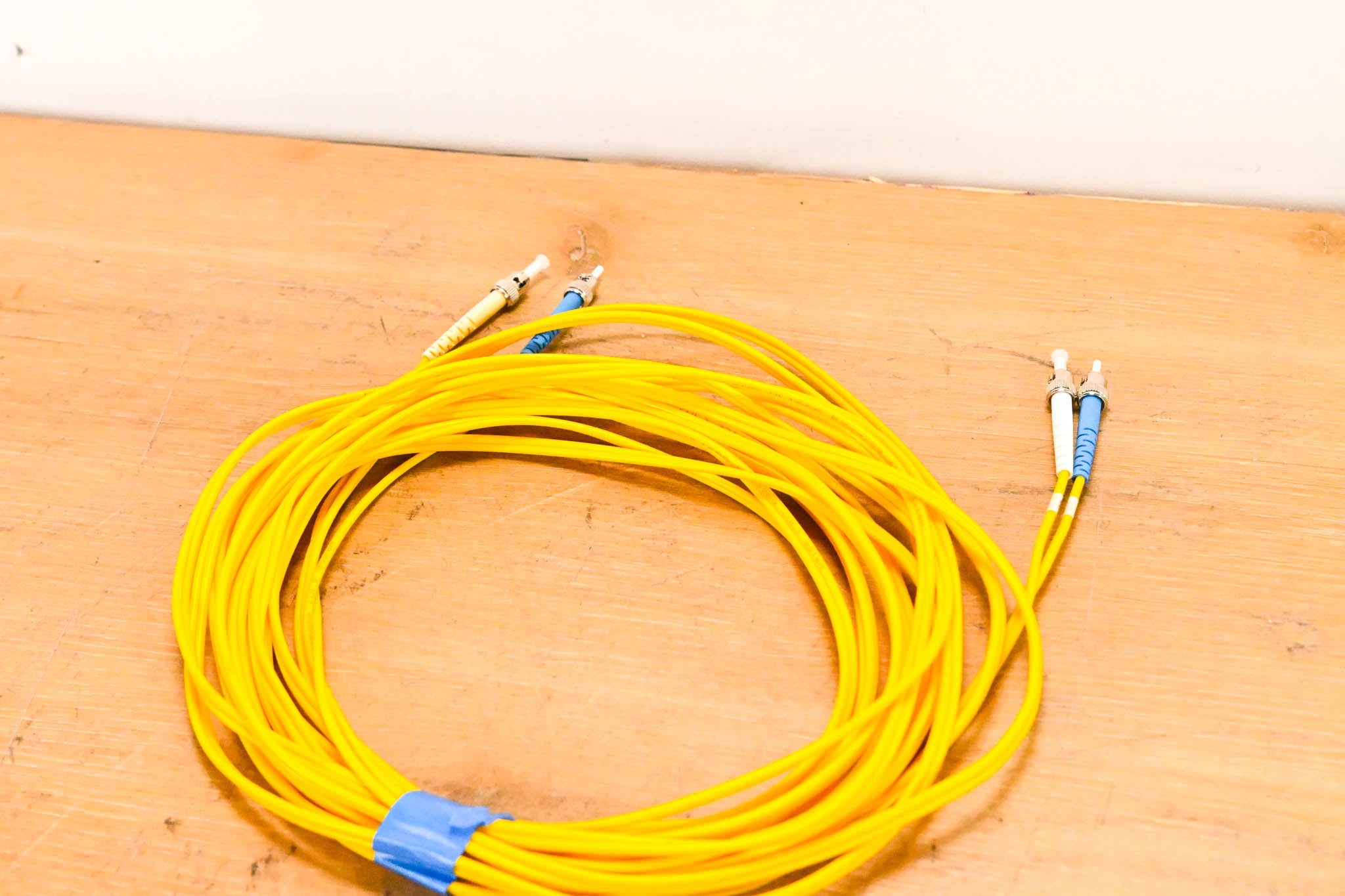 Corning SMF-28 Ultra ST-ST Duplex Single Mode Fiber Cable - 20'