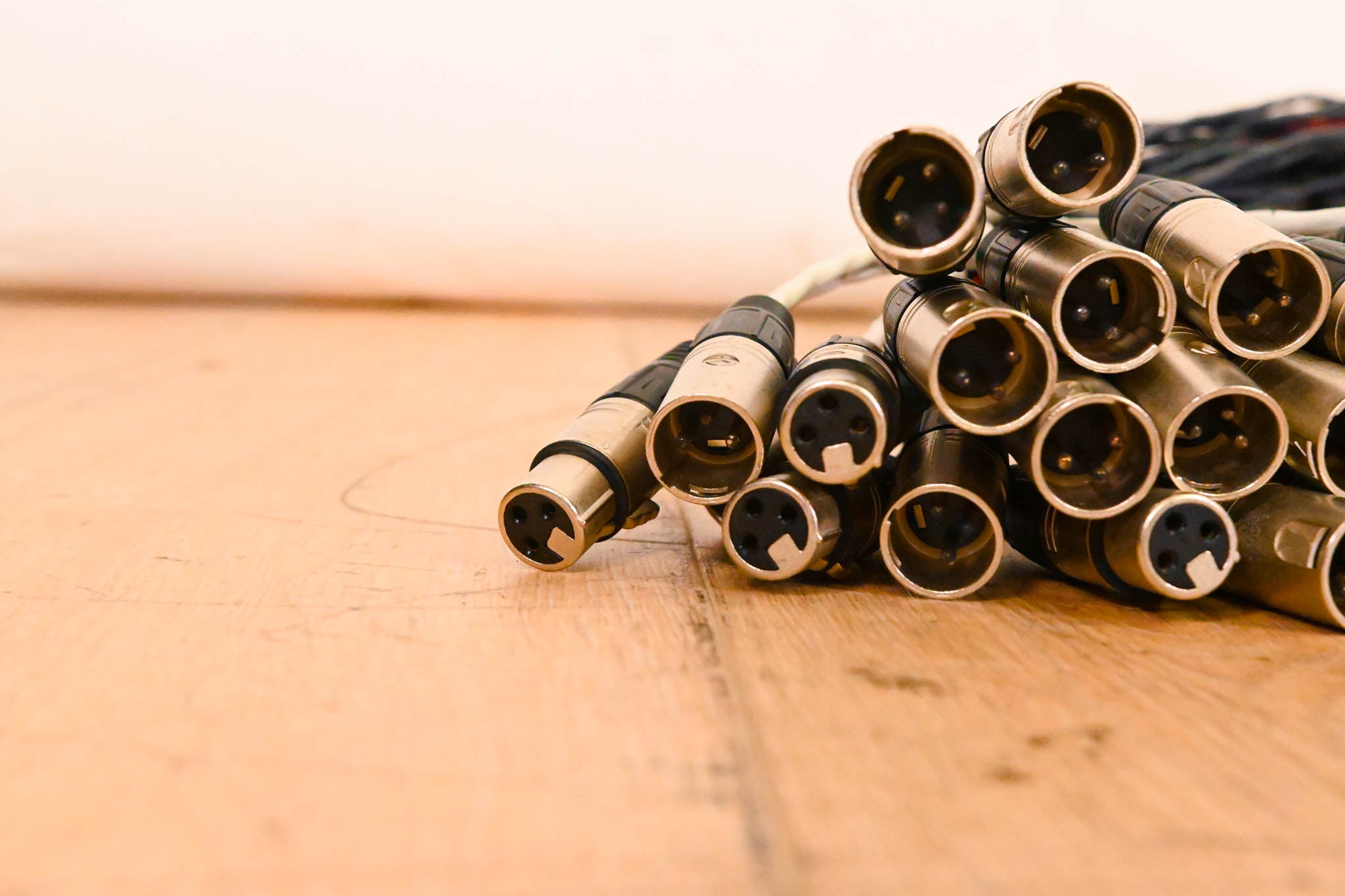 Whirlwind Connect 24x4 XLR Stage Box to Fanout Snake - 100ft