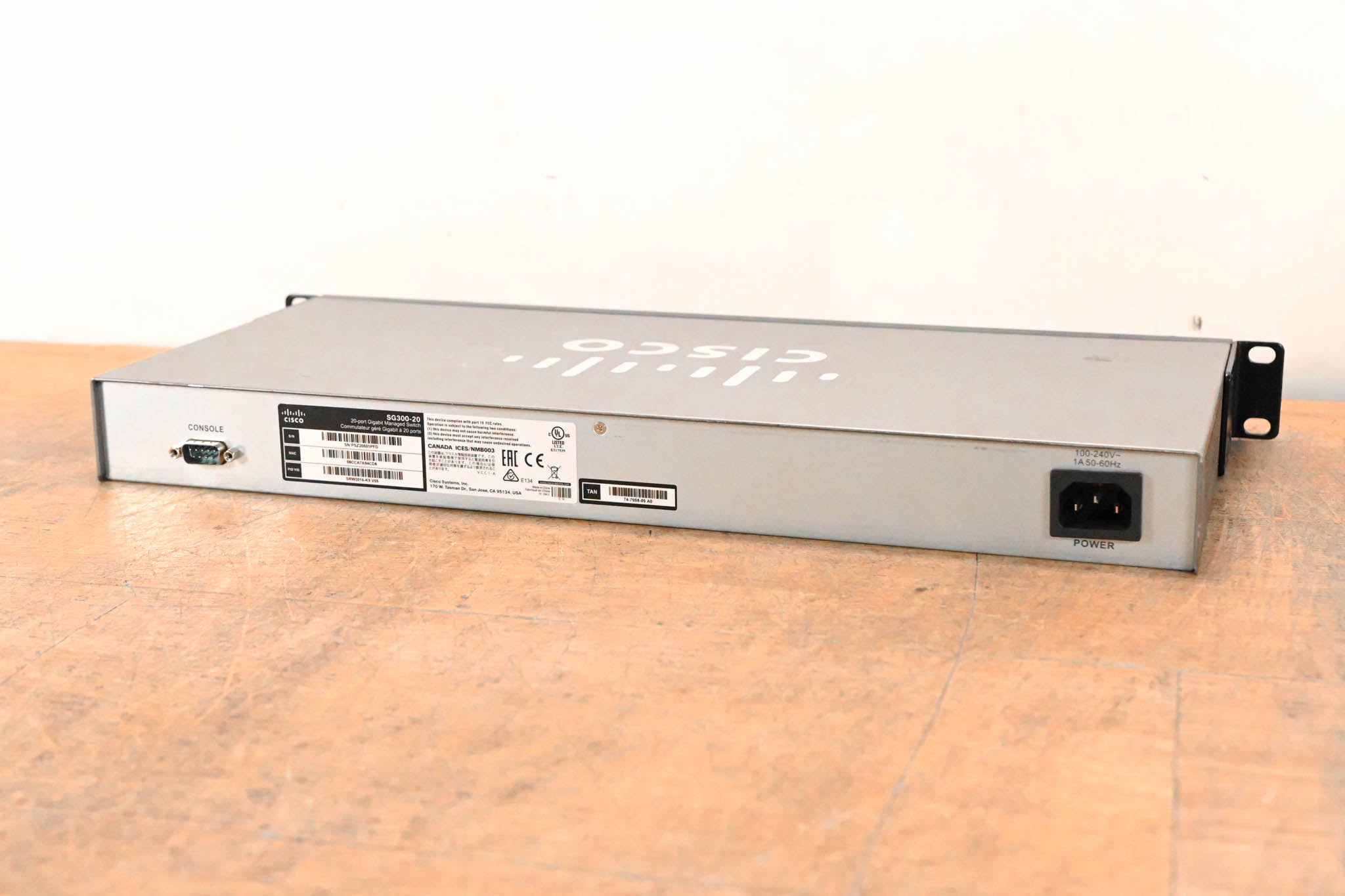Cisco SG300-20 20-Port Gigabit Managed Switch