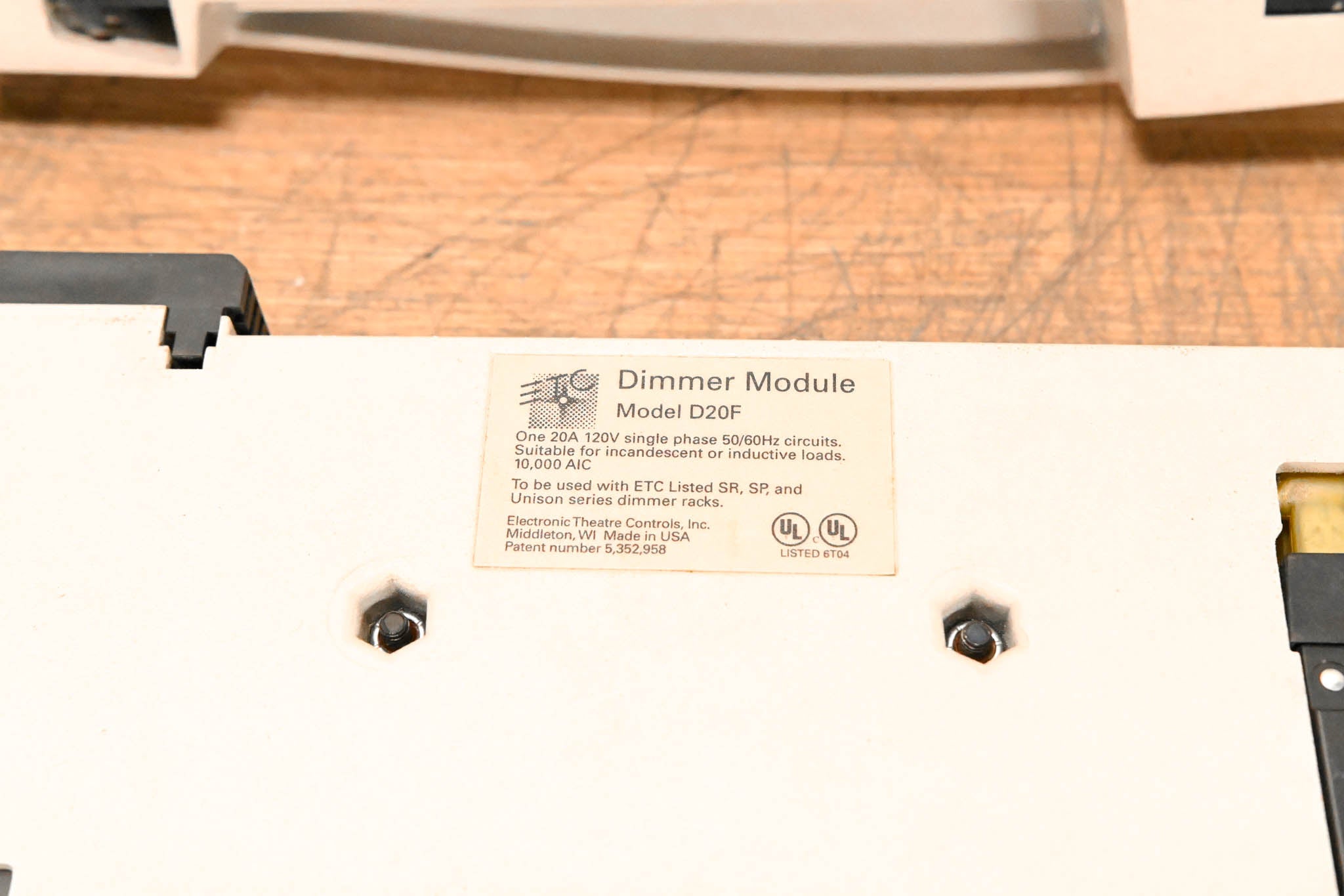ETC D20F Single 20A Fluorescent Dimmer Module (Pack of 4)
