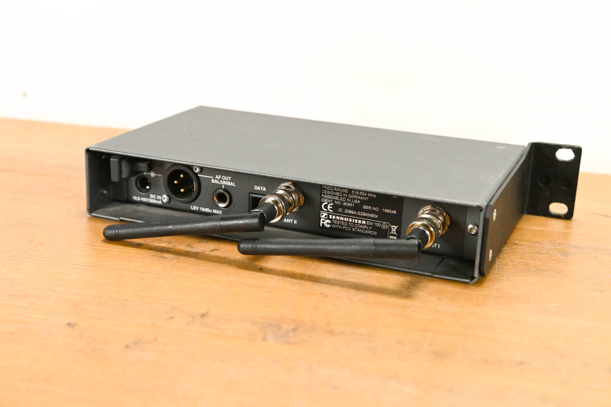 Sennheiser EM 100 G2 Wireless Receiver - 518-554 MHz (NO POWER SUPPLY)