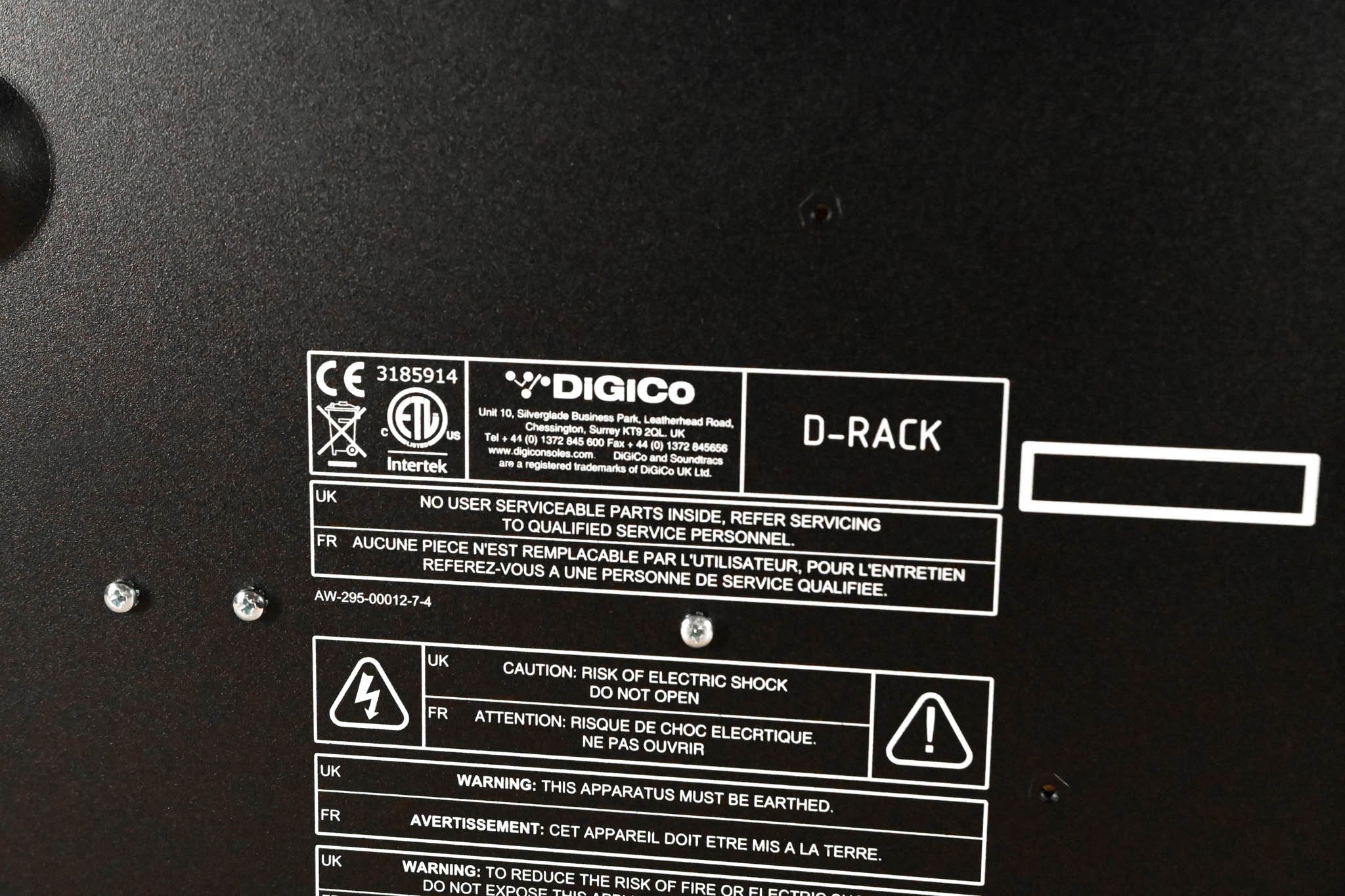 DiGiCo D-Rack 32 x 8 Cat 6 Analog I/O Stage Box