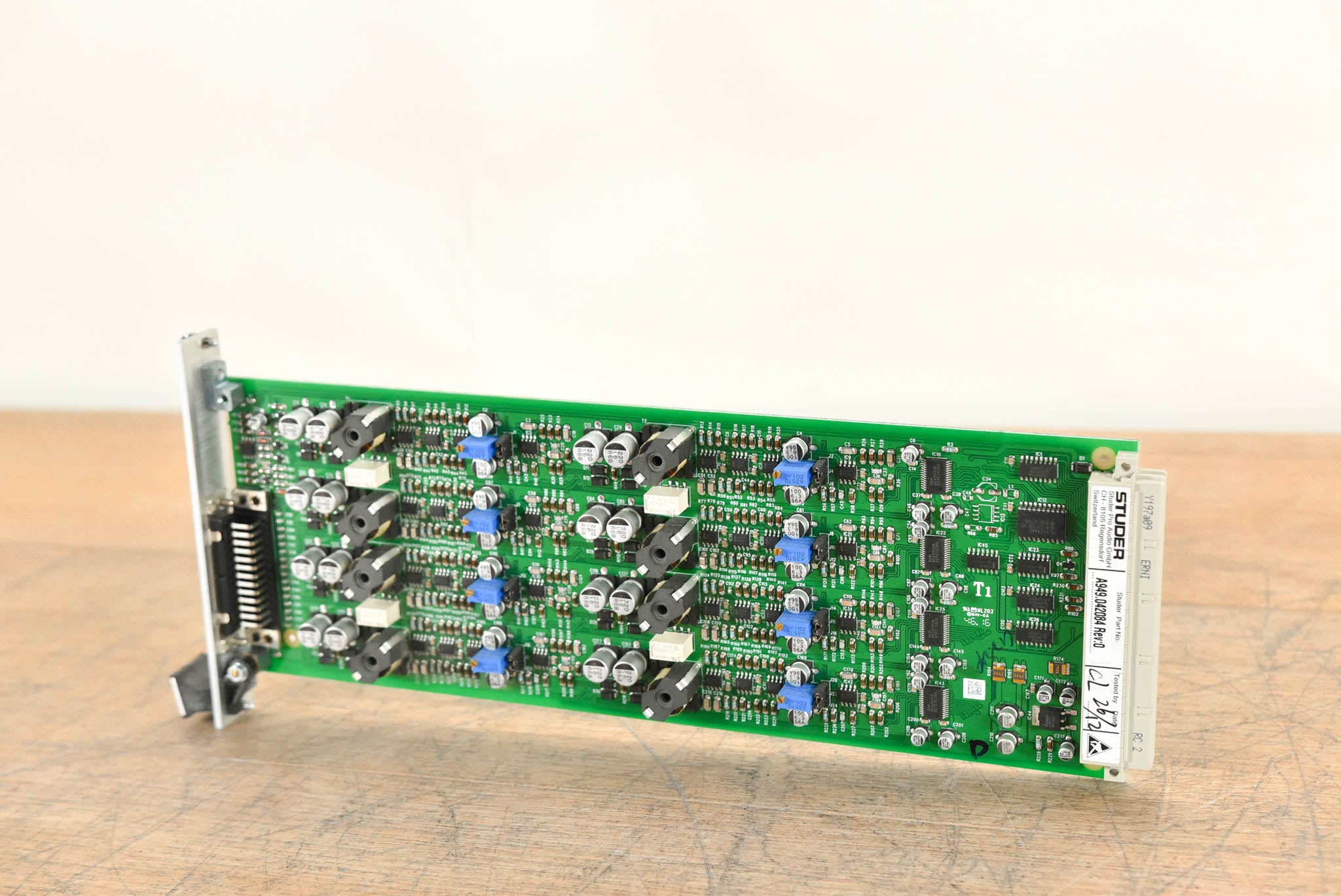 Studer 8-Channel Analog Line Out Card for D21m & D23m Modular I/O System