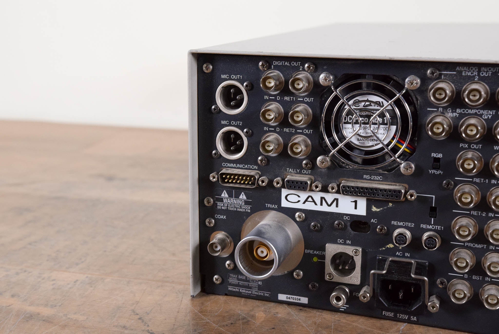 HITACHI 日立　MQ-30　コンパクト・ステレオ・システム Hitachi TU-Z3A Camera Control Unit Triax Base Station CG00SN5