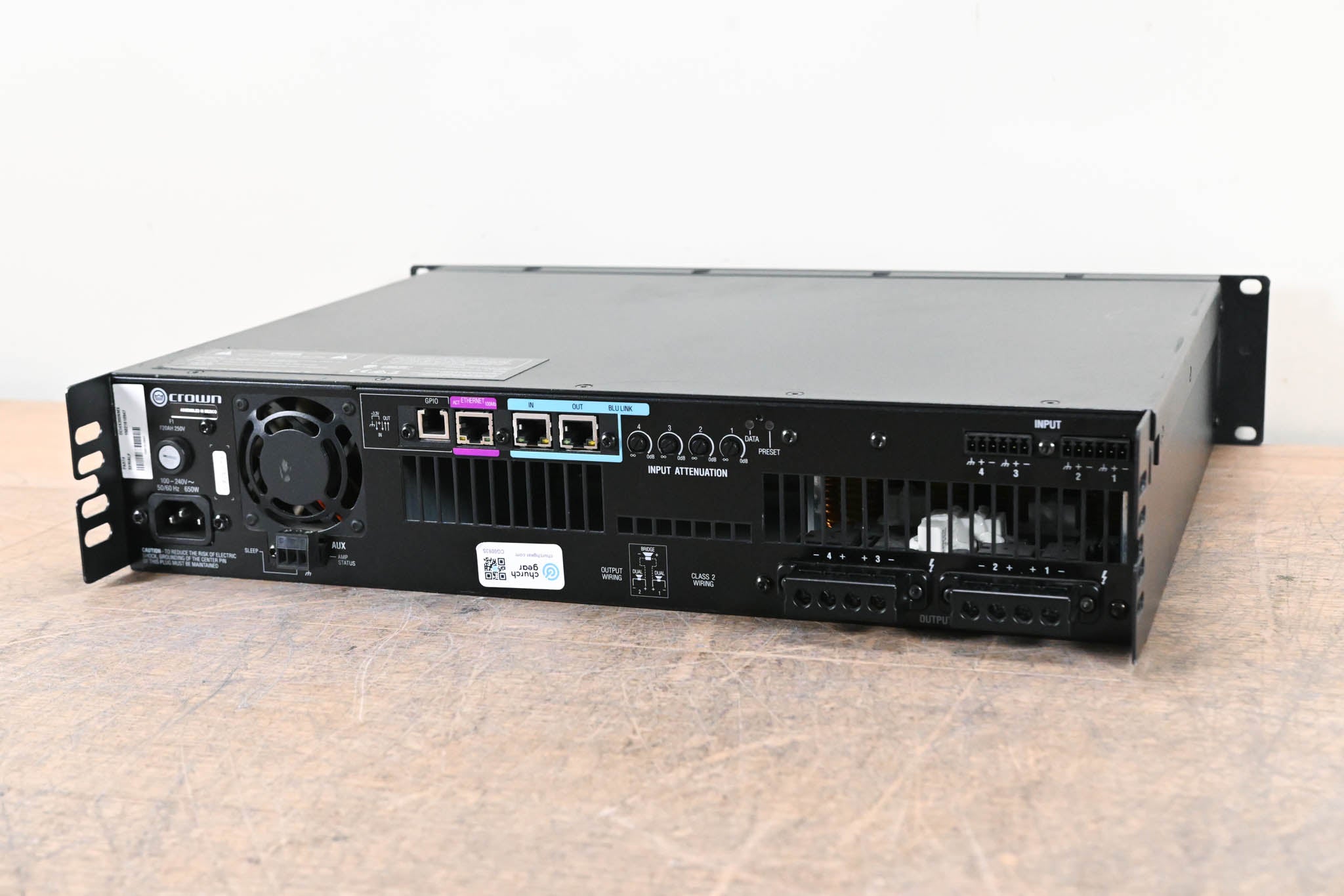 Crown DCi 4|300N DriveCore Install 4-Channel Power Amplifier