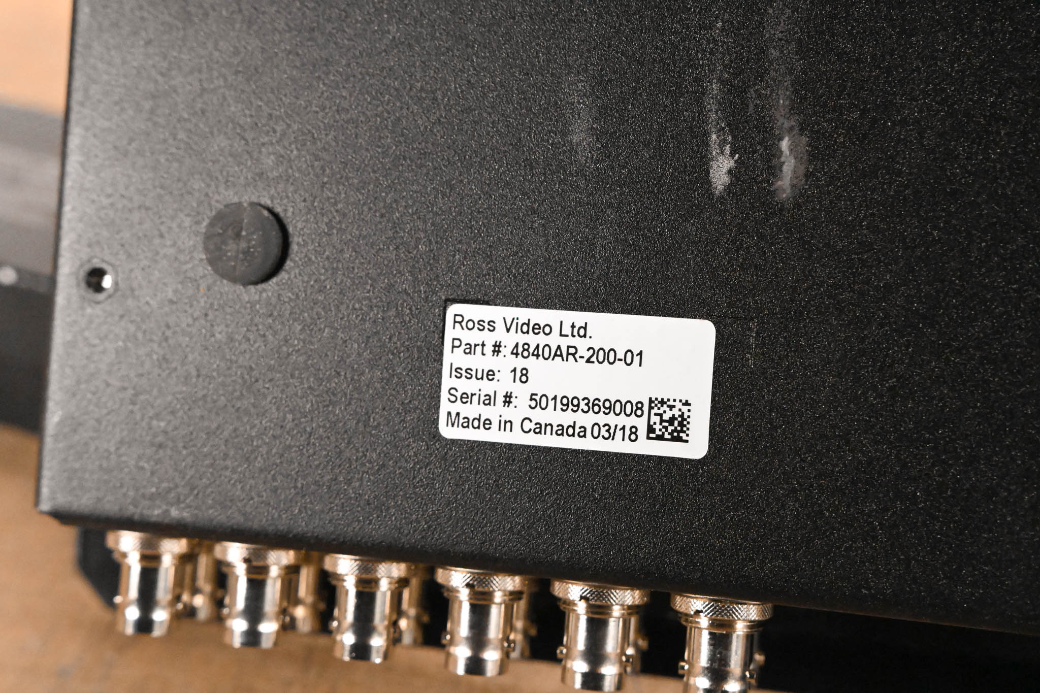 Ross Carbonite Black Solo 1 M/E Live Production Switcher