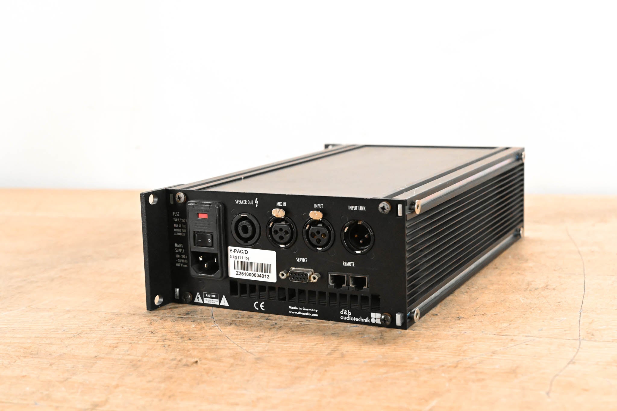 d&b audiotechnik E-PAC Single-Channel Power Amplifier Controller