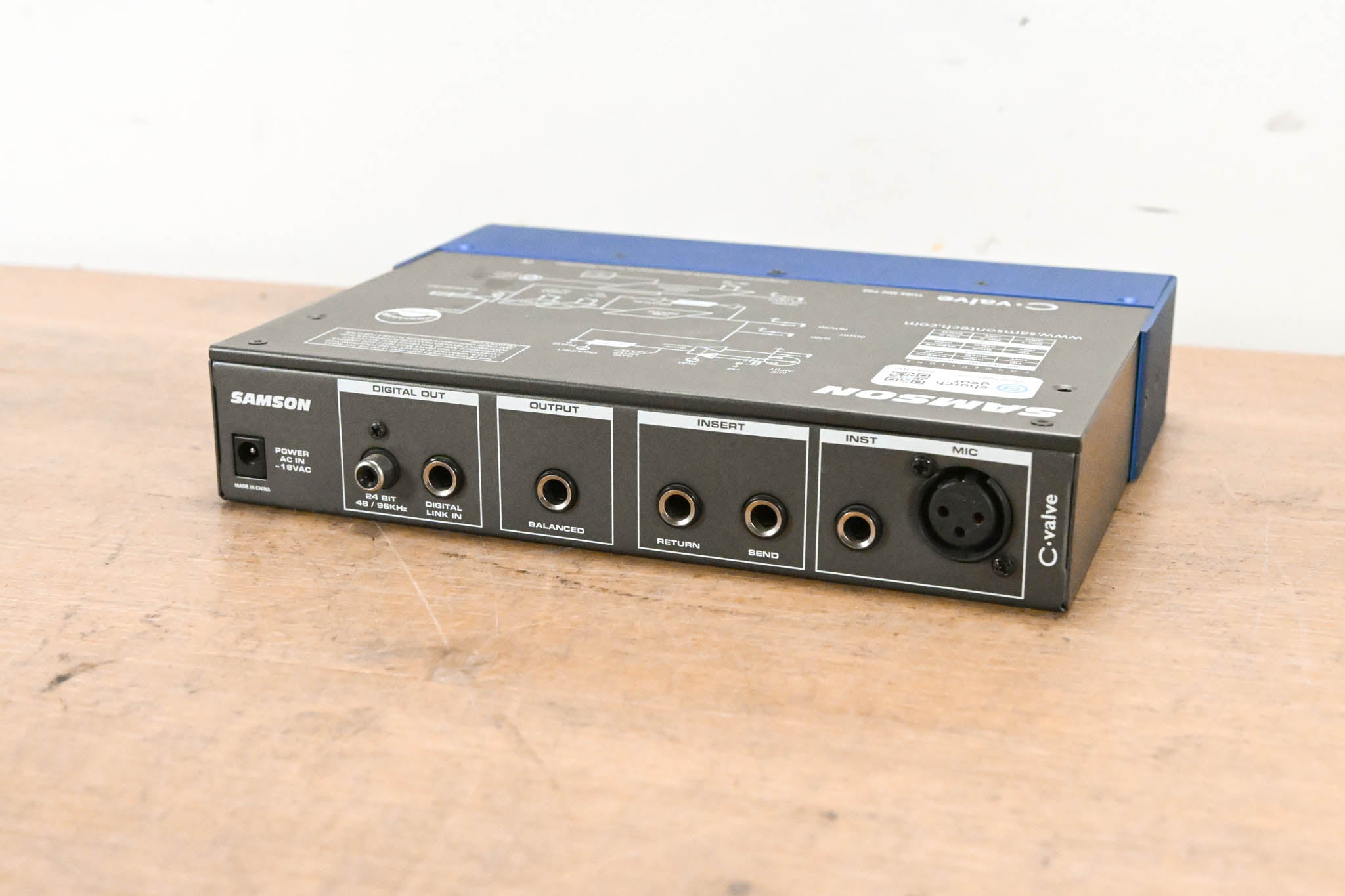 Samson C Valve Tube Microphone Preamp (NO POWER SUPPLY)