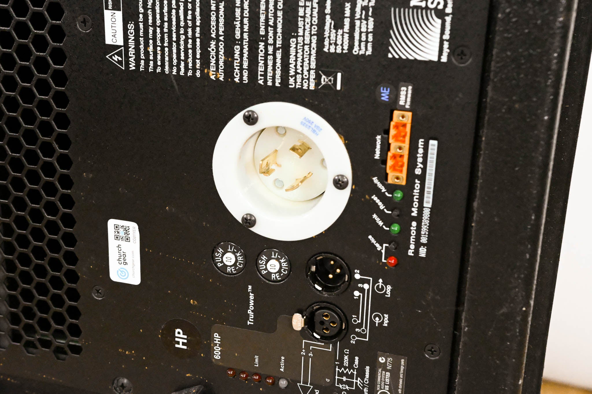 Meyer Sound 600-HP Compact High-Power Subwoofer