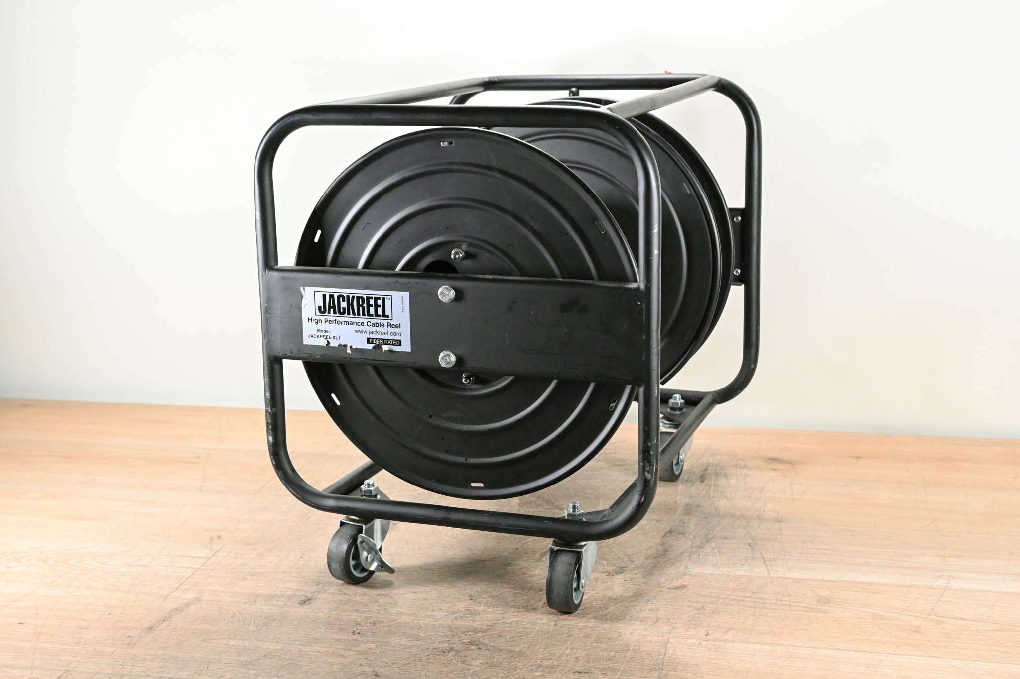 JackReel XL1 High-Capacity Cable Reel for Fiber Optic Cables