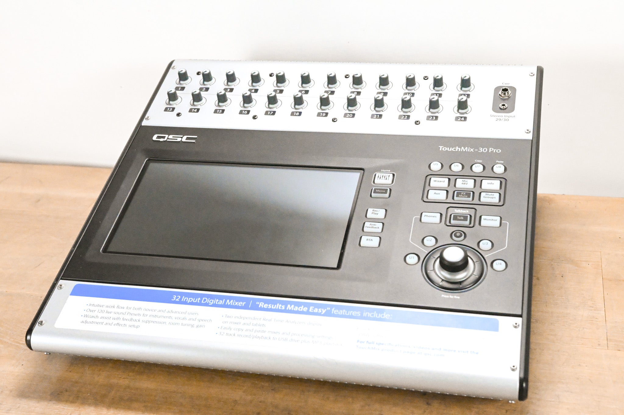 QSC Touchmix-30 Pro 32-Channel Professional Digital Mixer