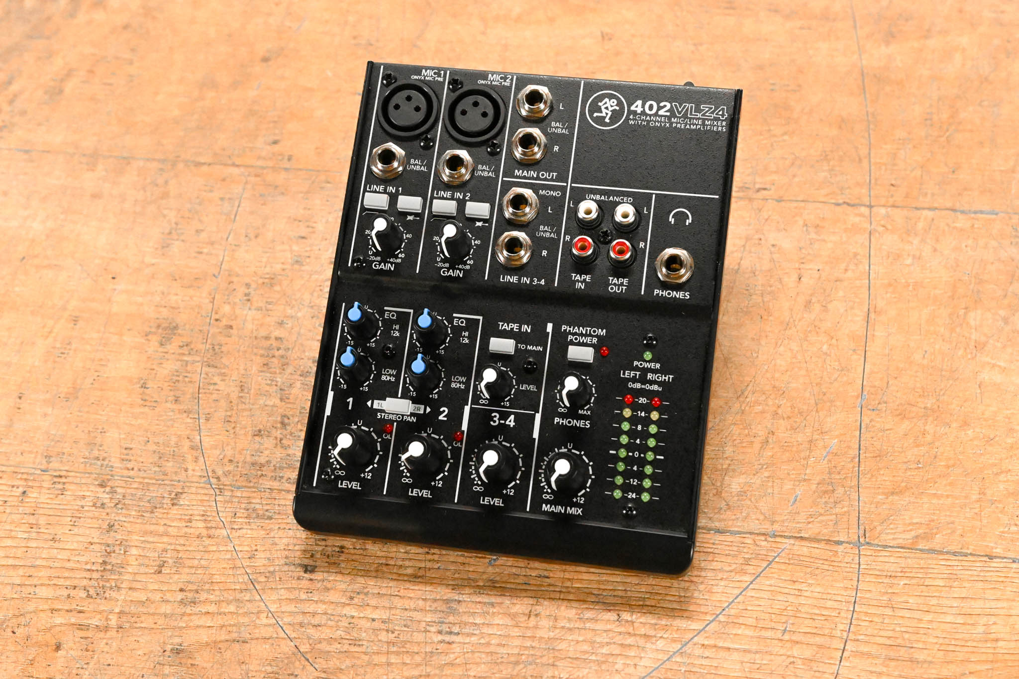 Mackie 402VLZ4 4-Channel Ultra-Compact Analog Mixer (NO POWER SUPPLY)