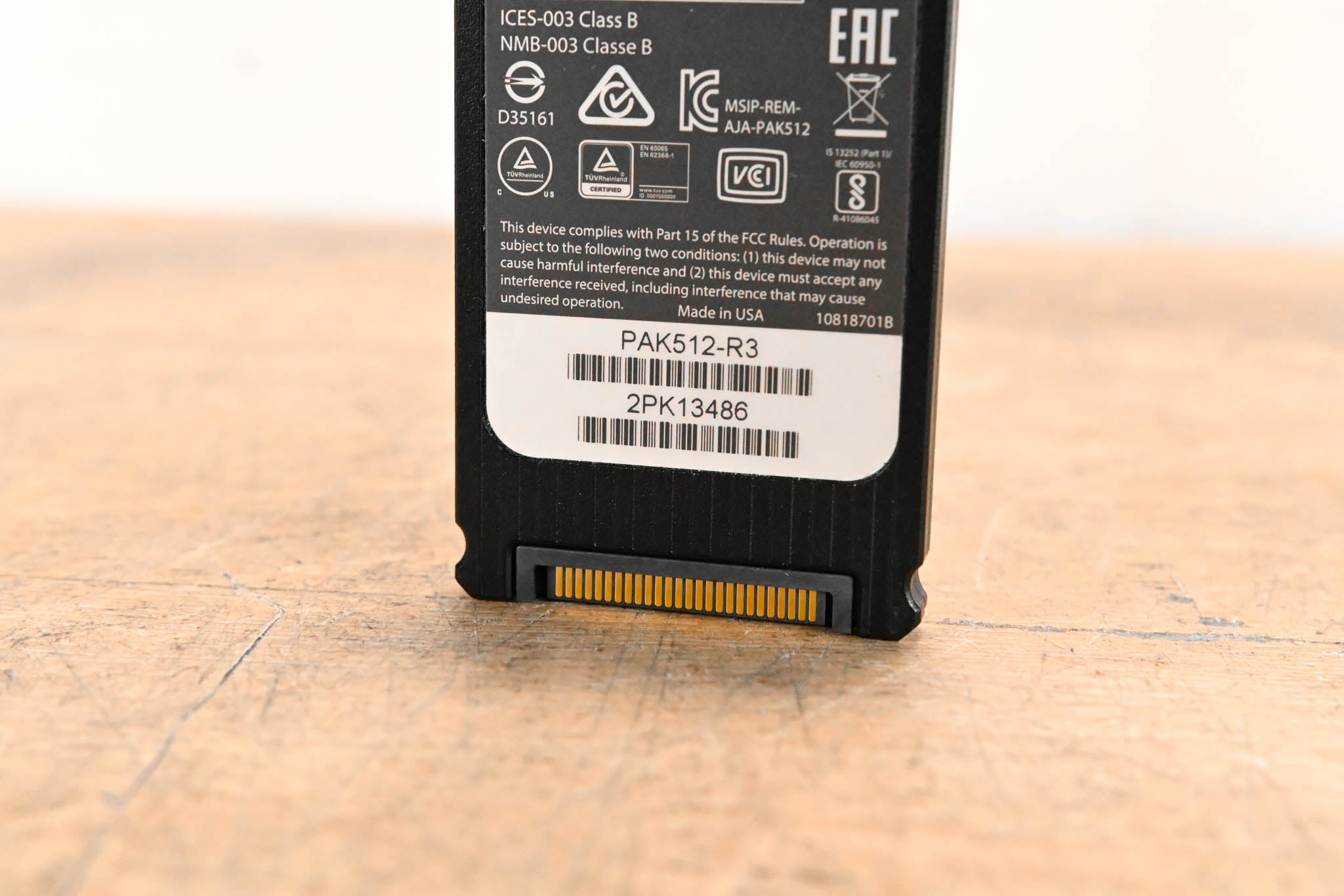 AJA PAK512 SSD Module for Ki Pro Systems