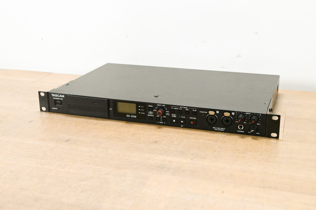 TASCAM SD-20M 4-Track Solid-State Recorder (NO POWER SUPPLY)