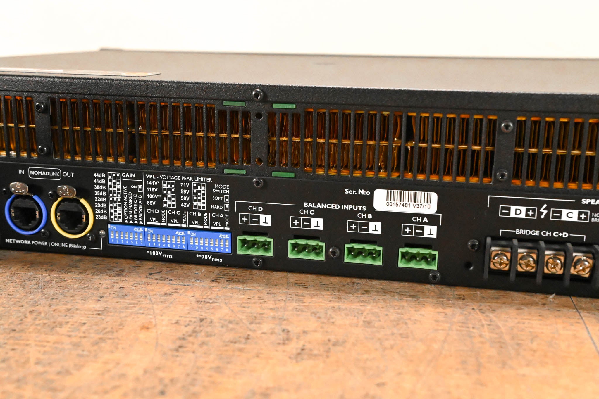Lab Gruppen C 48:4 4800W 4-Channel Power Amplifier