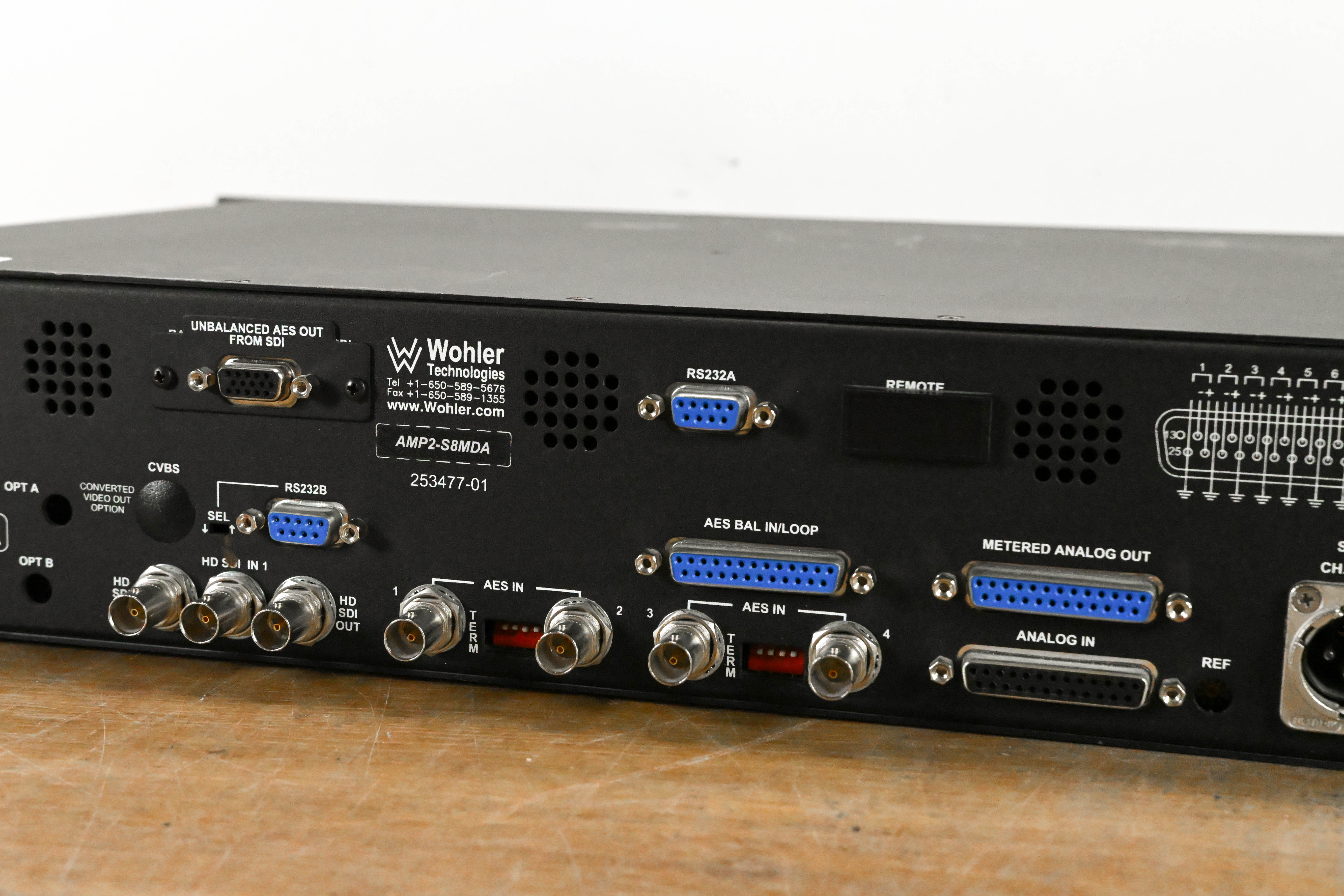 Wohler Technologies AMP2-S8MDA Multi-Format Audio Monitor