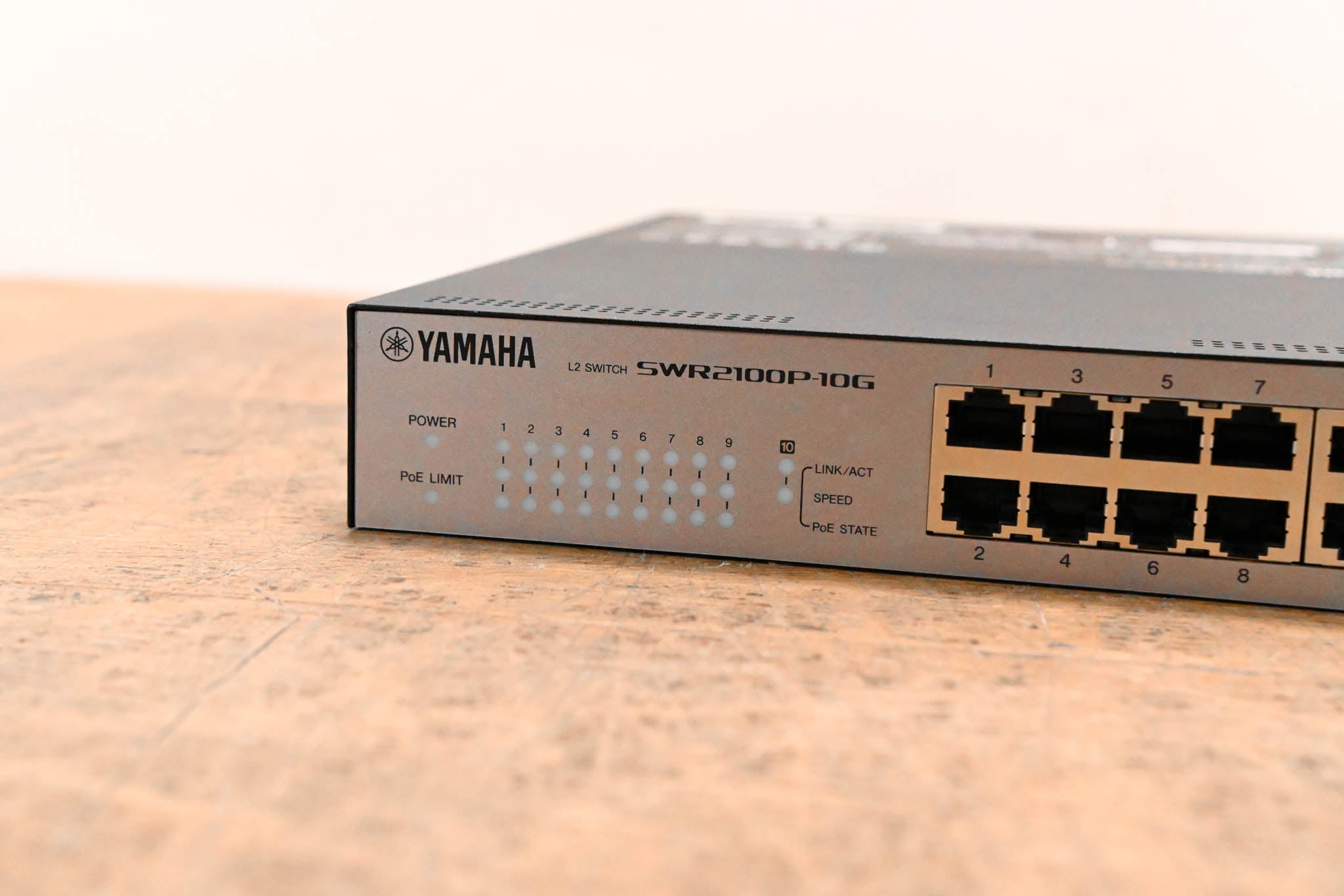 Yamaha SWR2100P-10G 10-port L2 Network Switch with PoE