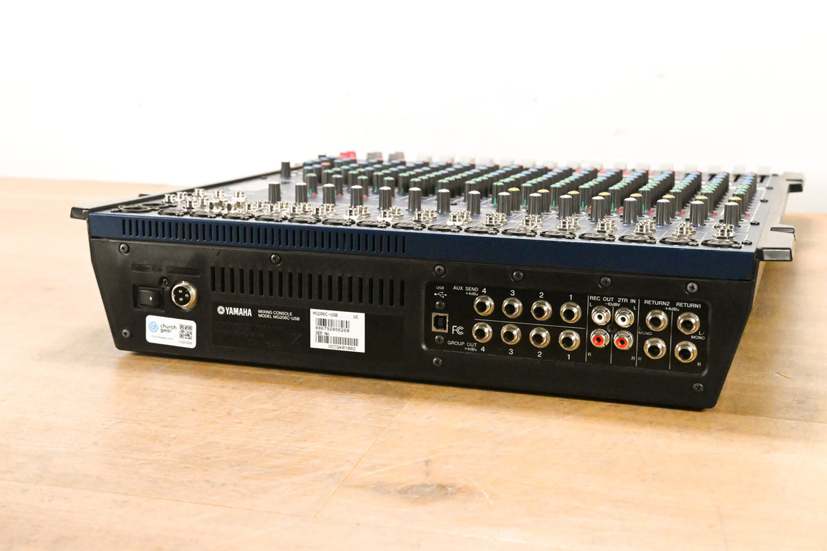 Yamaha MG206C-USB 20-Channel 6-Bus Mixer w/ USB Connectivity (NO PSU)