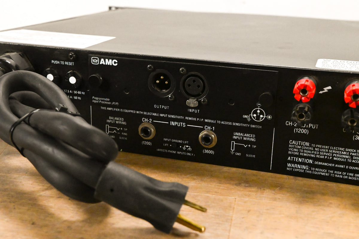 Crown Macro-Tech 36x12 2-Channel Power Amplifier
