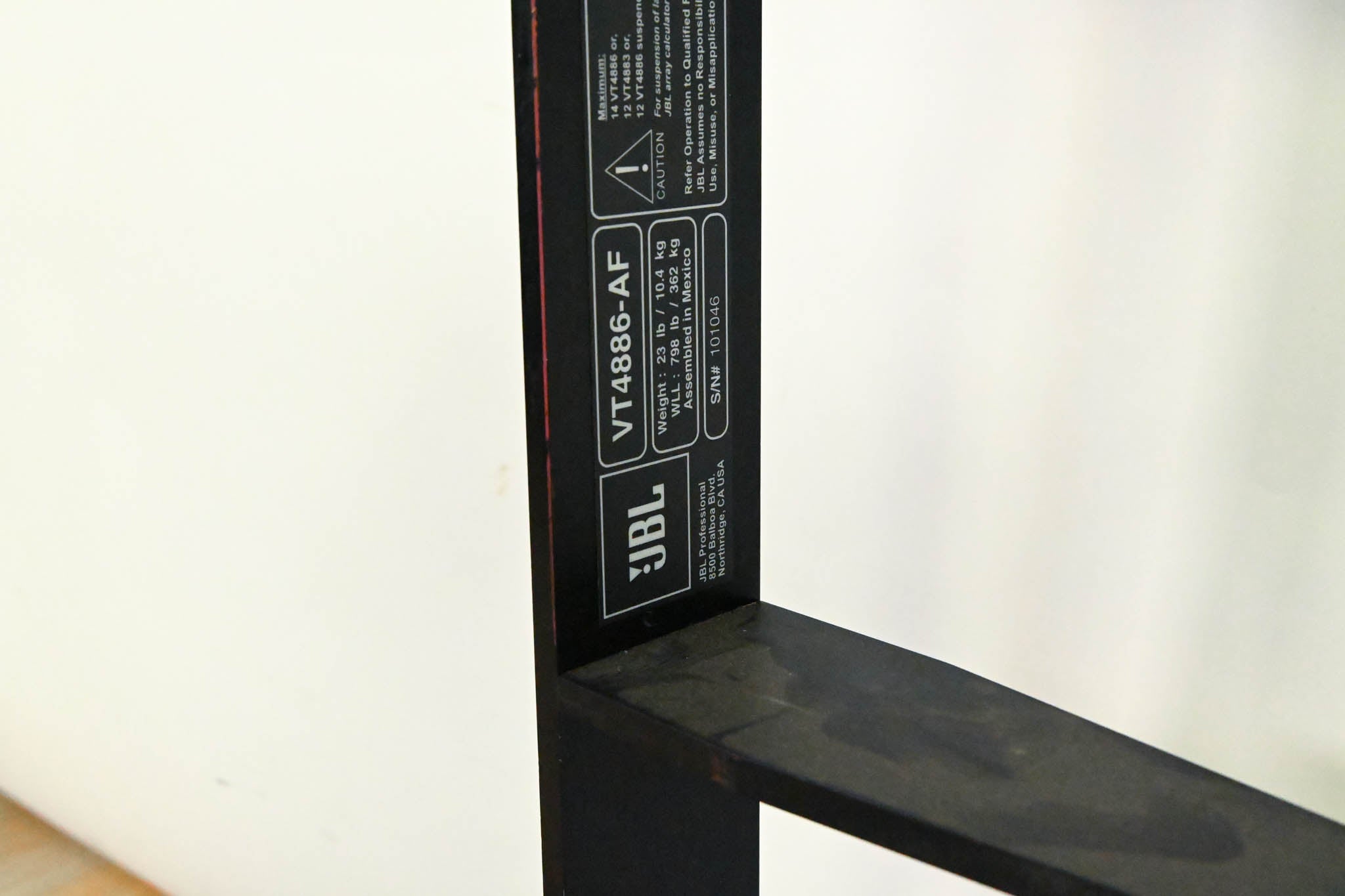 JBL VT4886-AF Array Frame for VT4886 Line Array Loudspeakers