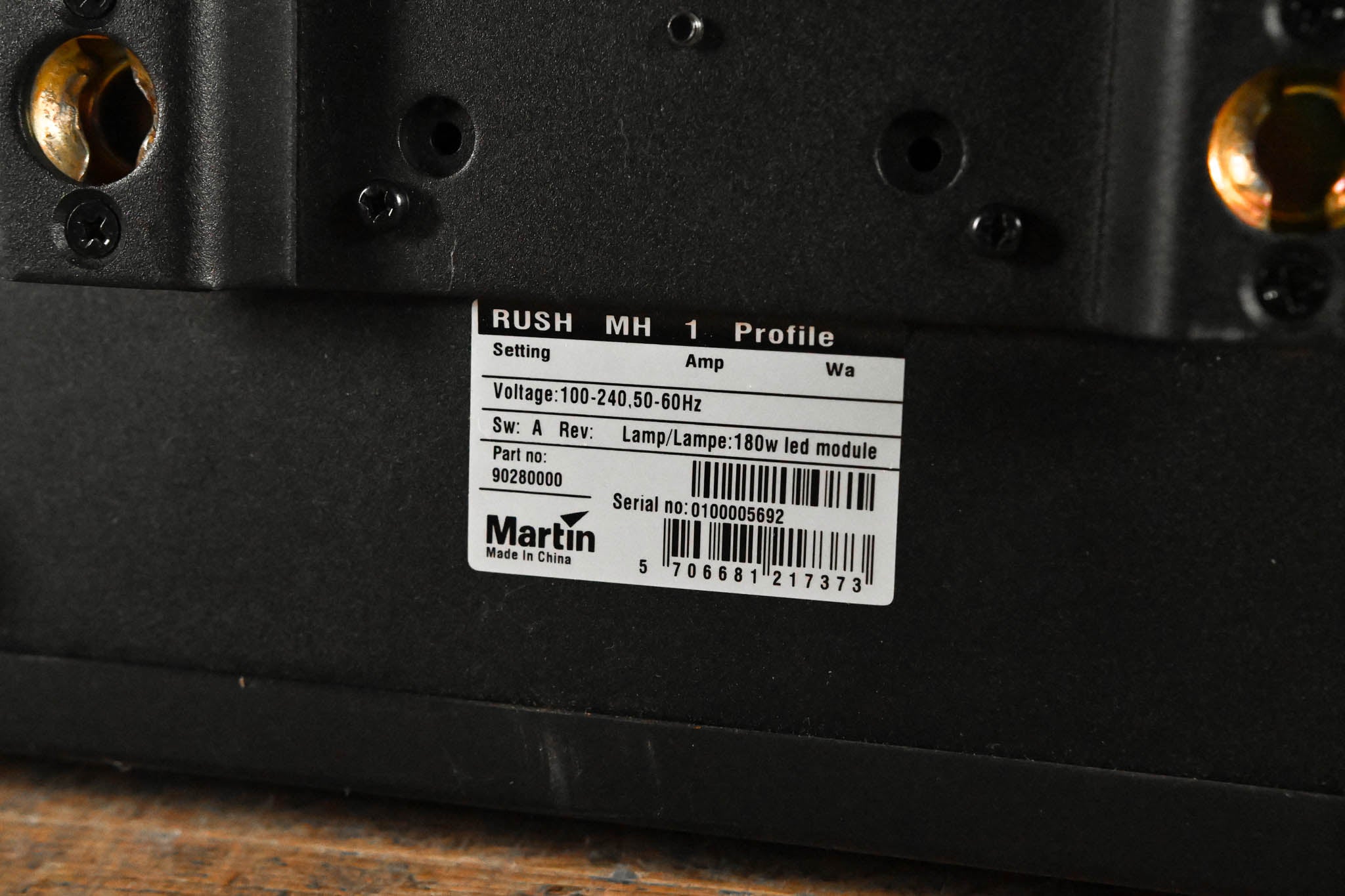 Martin Lighting RUSH MH 1 Profile Professional LED Moving Light