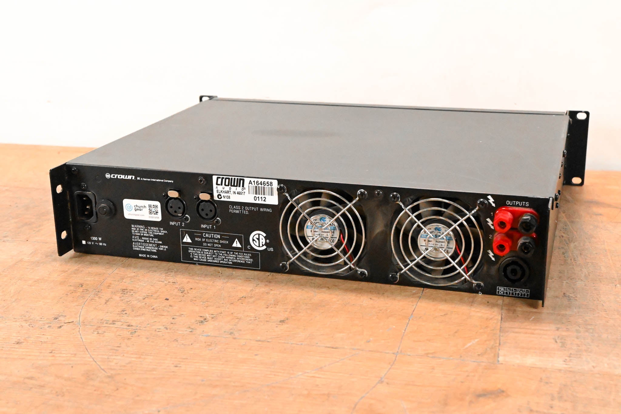 Crown XLS 402 2-Channel Power Amplifier