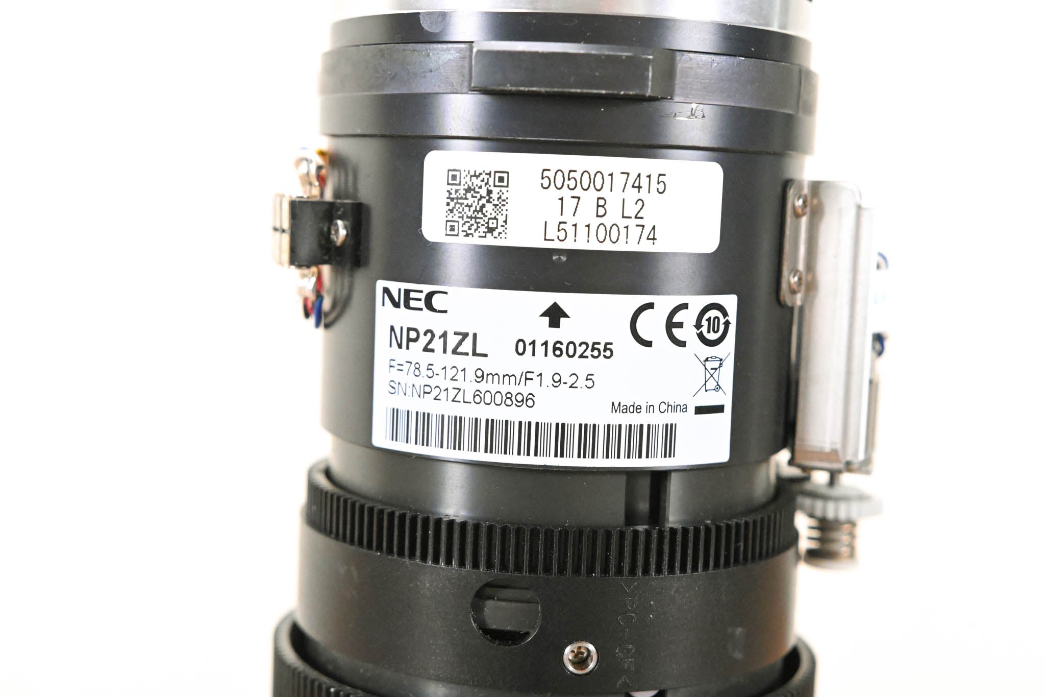 NEC NP21ZL 5.50-8.60:1 Long Zoom Lens