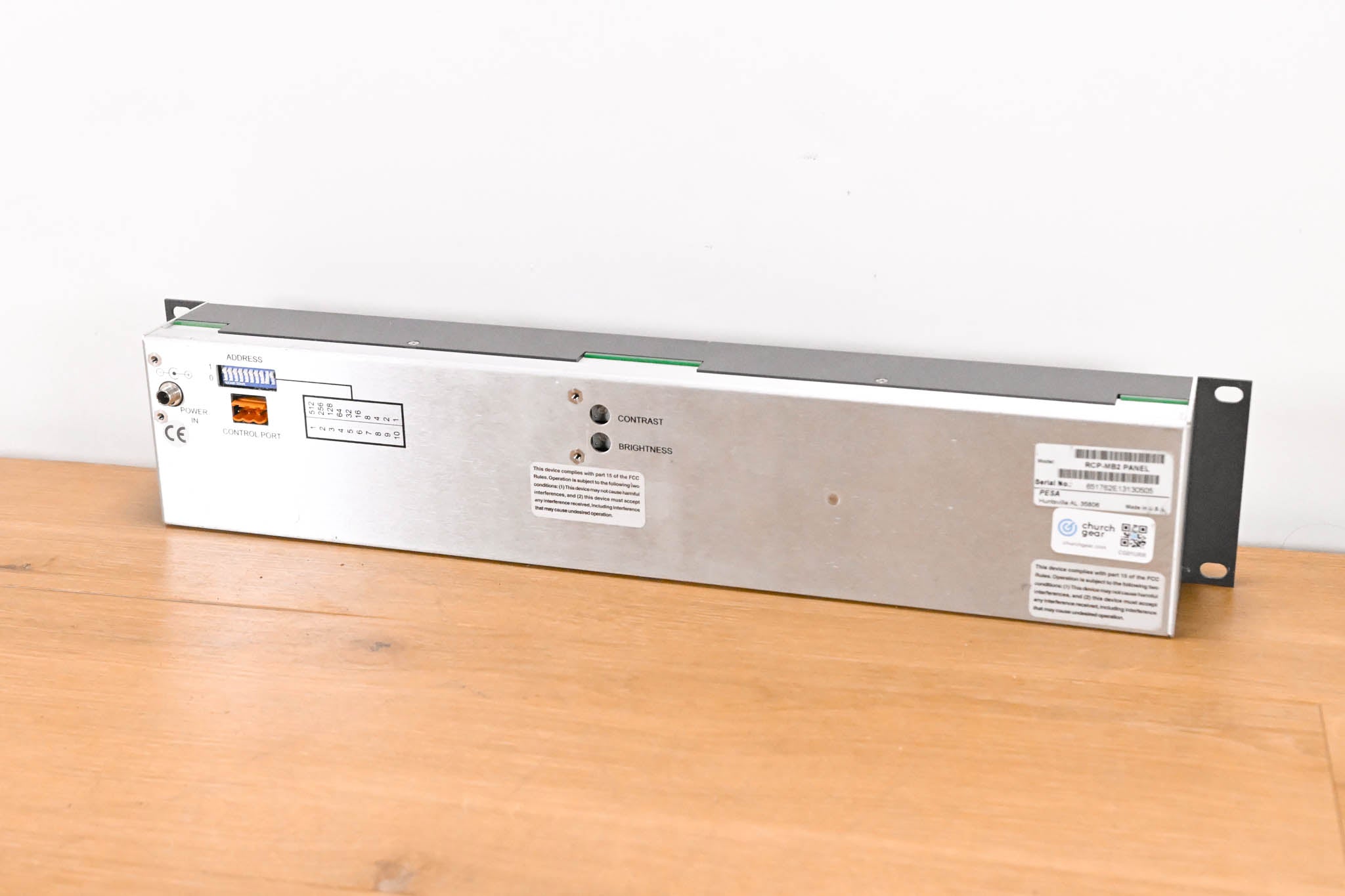 Pesa RCP-MB2 2RU Control Panel (NO POWER SUPPLY)