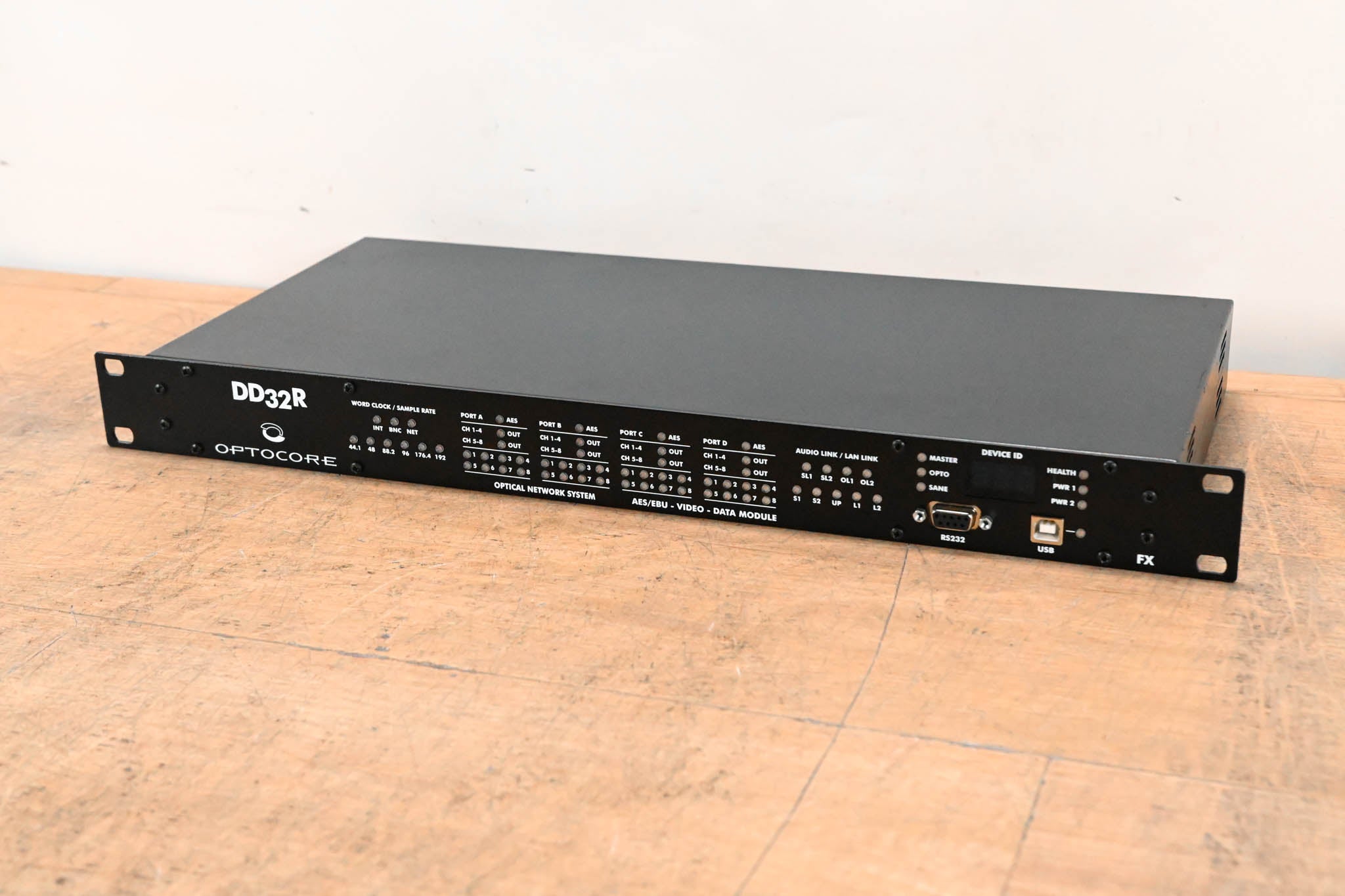 Optocore DD32R FX Network AES3 I/O Device