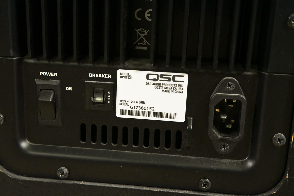 QSC HPR153i 15" 3-Way Powered Loudspeaker (PAIR)