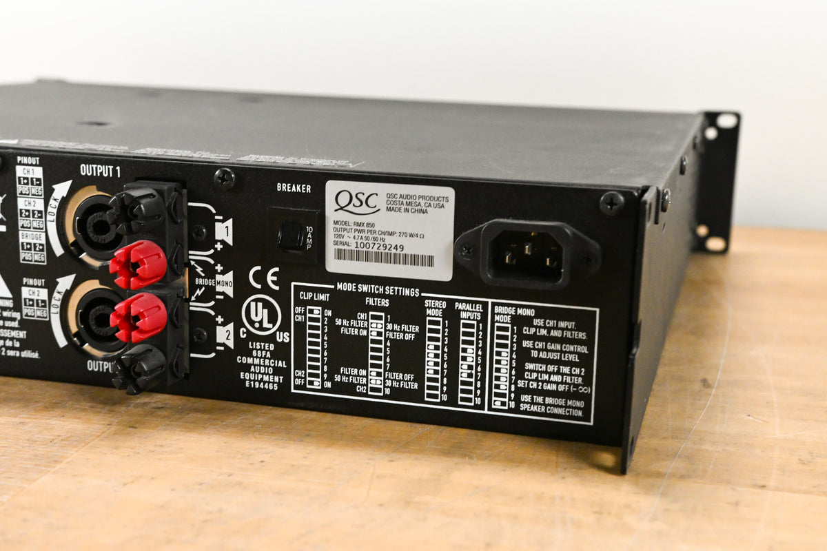 QSC RMX850 2-Channel Power Amplifier