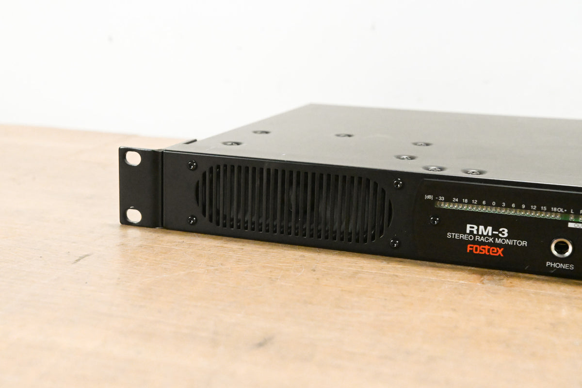 Fostex RM-3 1RU Rack-Mount 20W Stereo Monitor System