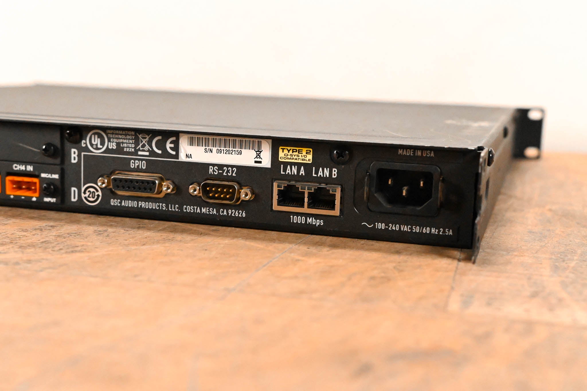 QSC Q-SYS I/O Frame Type 2