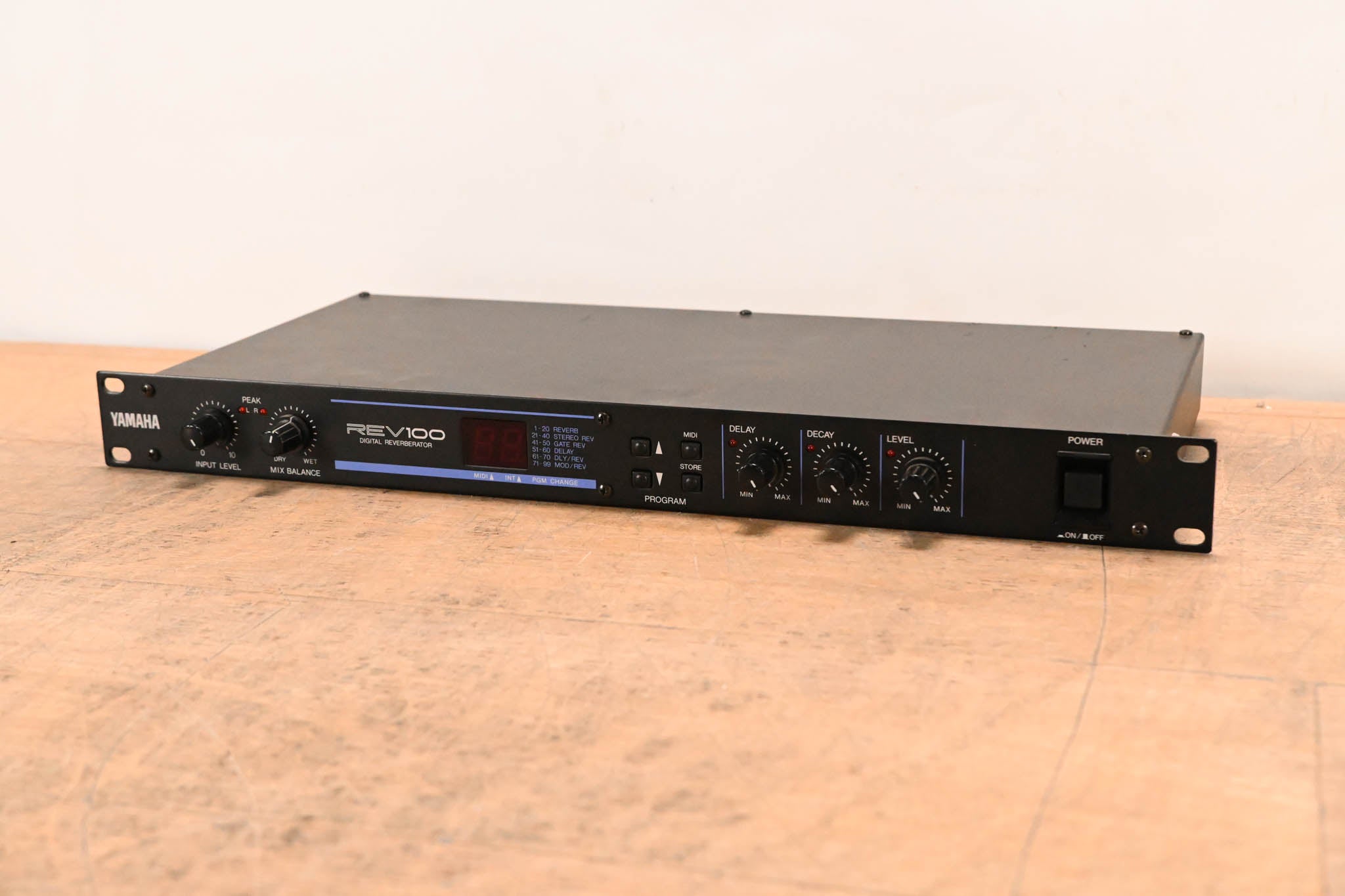 Yamaha REV100 Digital Reverberator (NO POWER SUPPLY)