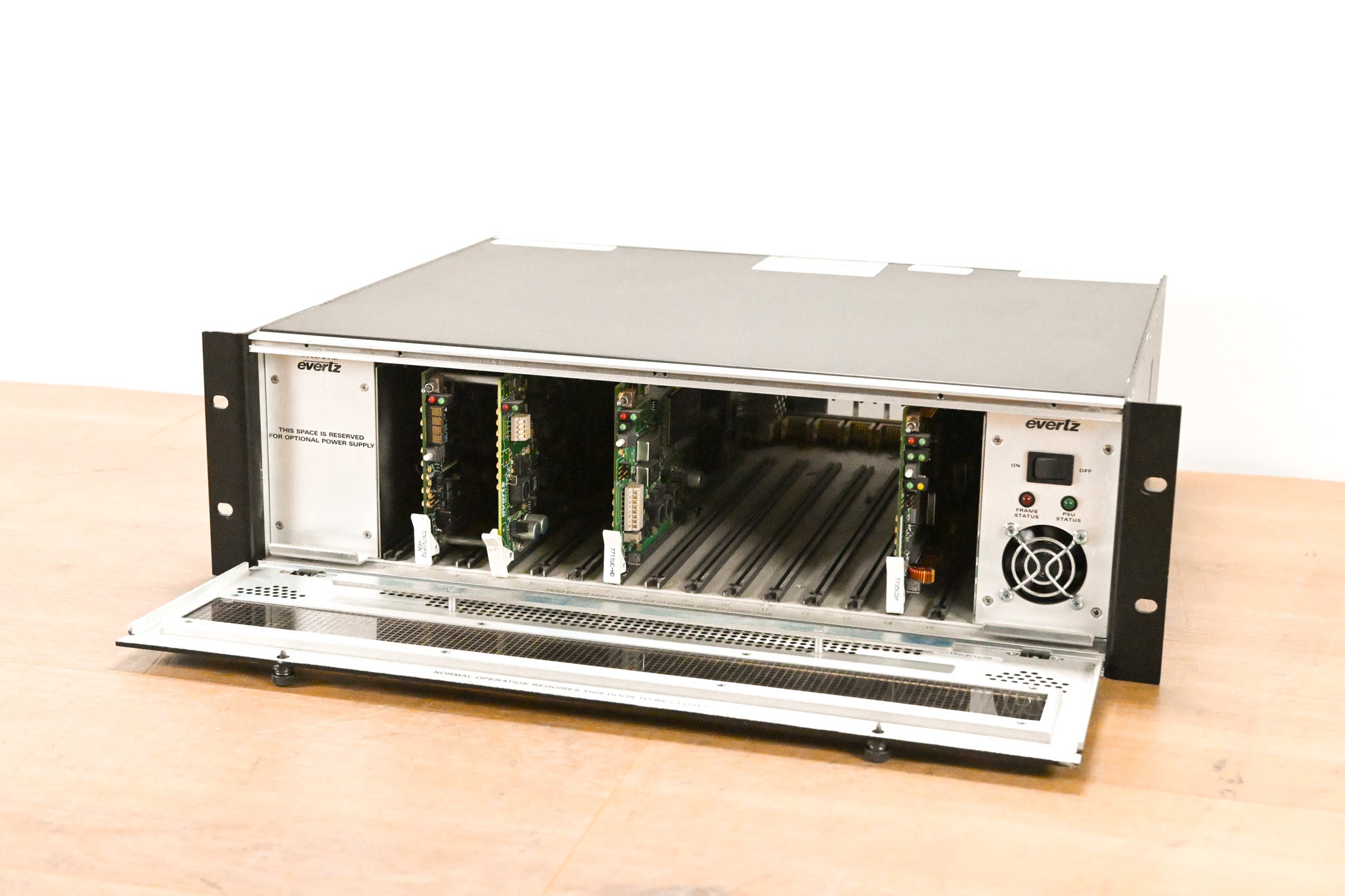 Evertz 7700FR-C MultiFrame Chassis with Cards