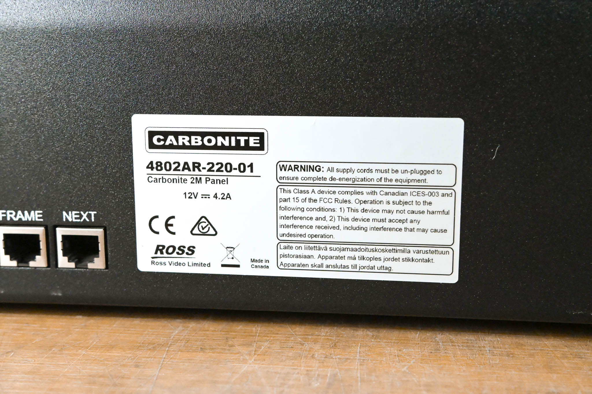 Ross Carbonite eXtreme (NK-3G144-X) Switcher w/ Carbonite 2M Panel