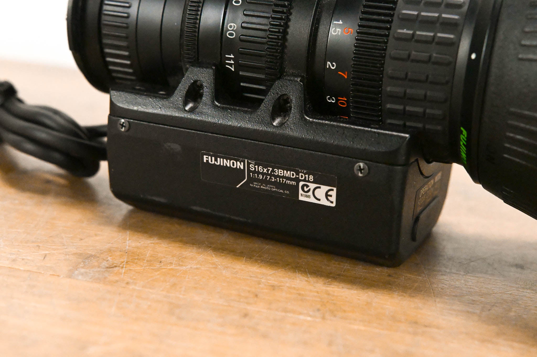 Fujinon S16x7.3BMD-D18 16x Remote Control Lens - 1:1.9/7.3-117mm